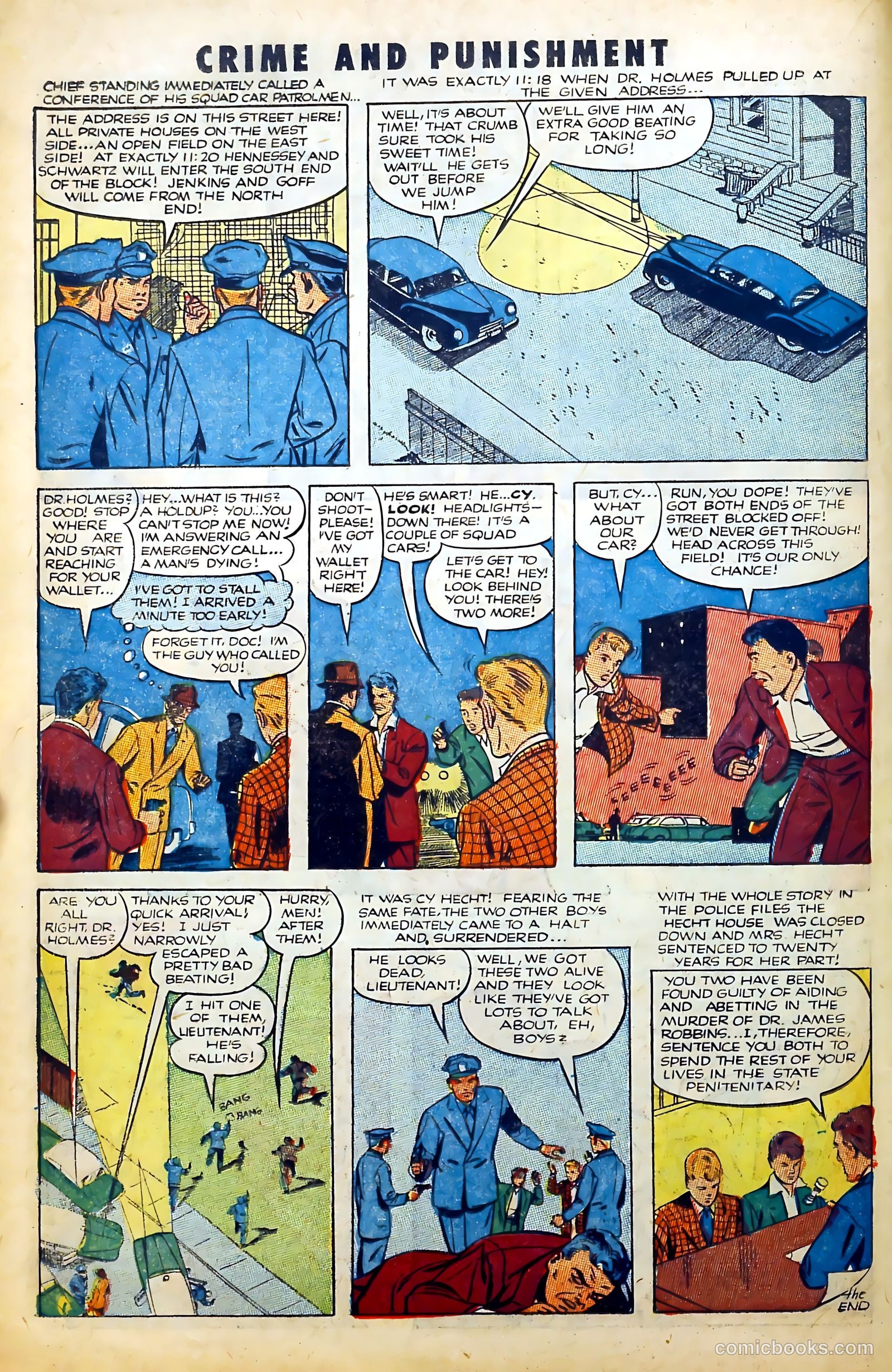 Crime and Punishment #49 (1952) — page 18 of 37