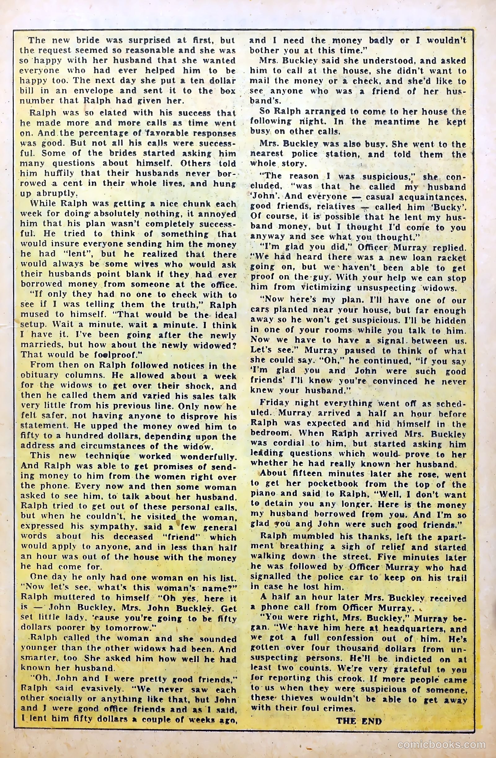Crime and Punishment #49 (1952) — page 21 of 37