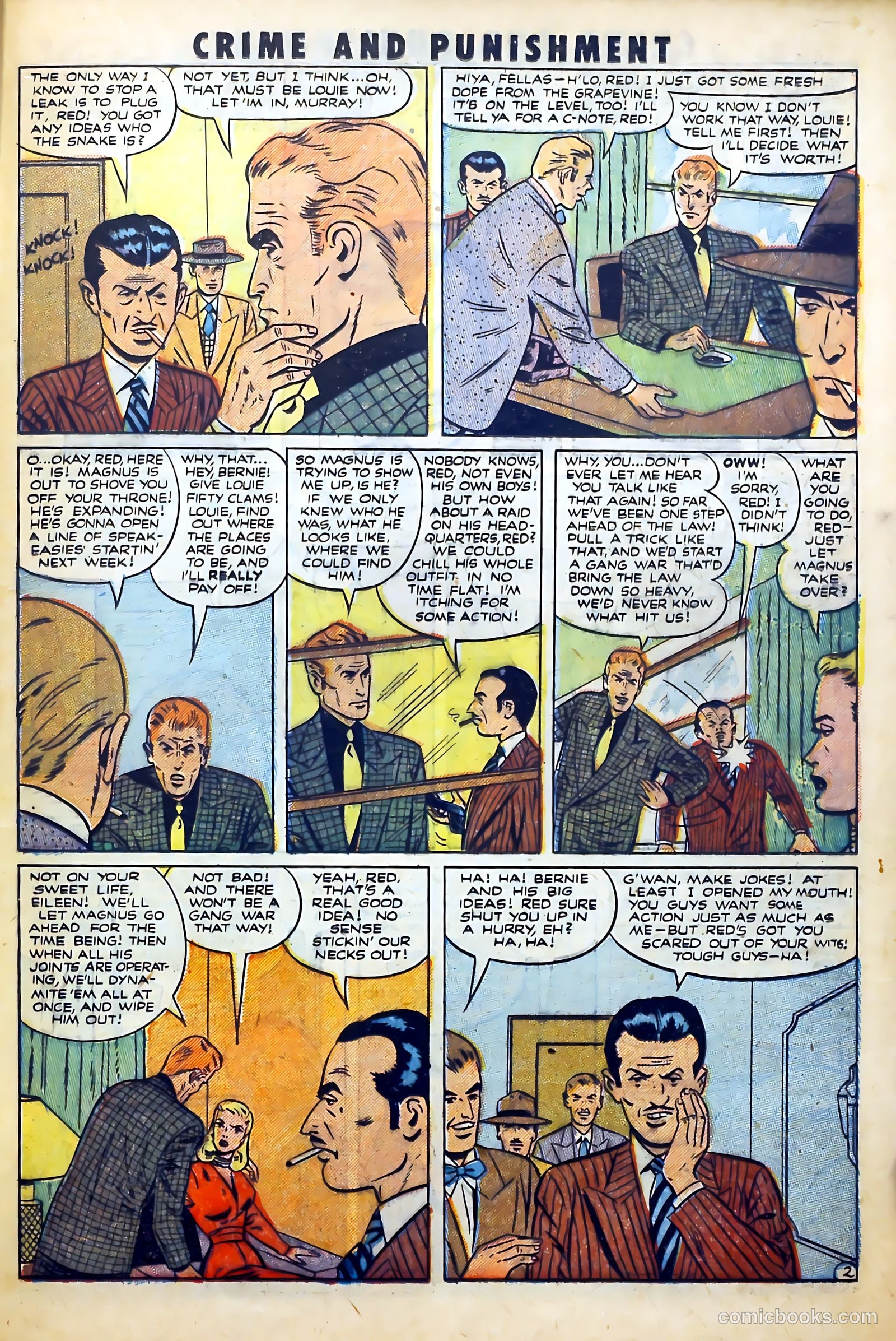 Crime and Punishment #49 (1952) — page 23 of 37