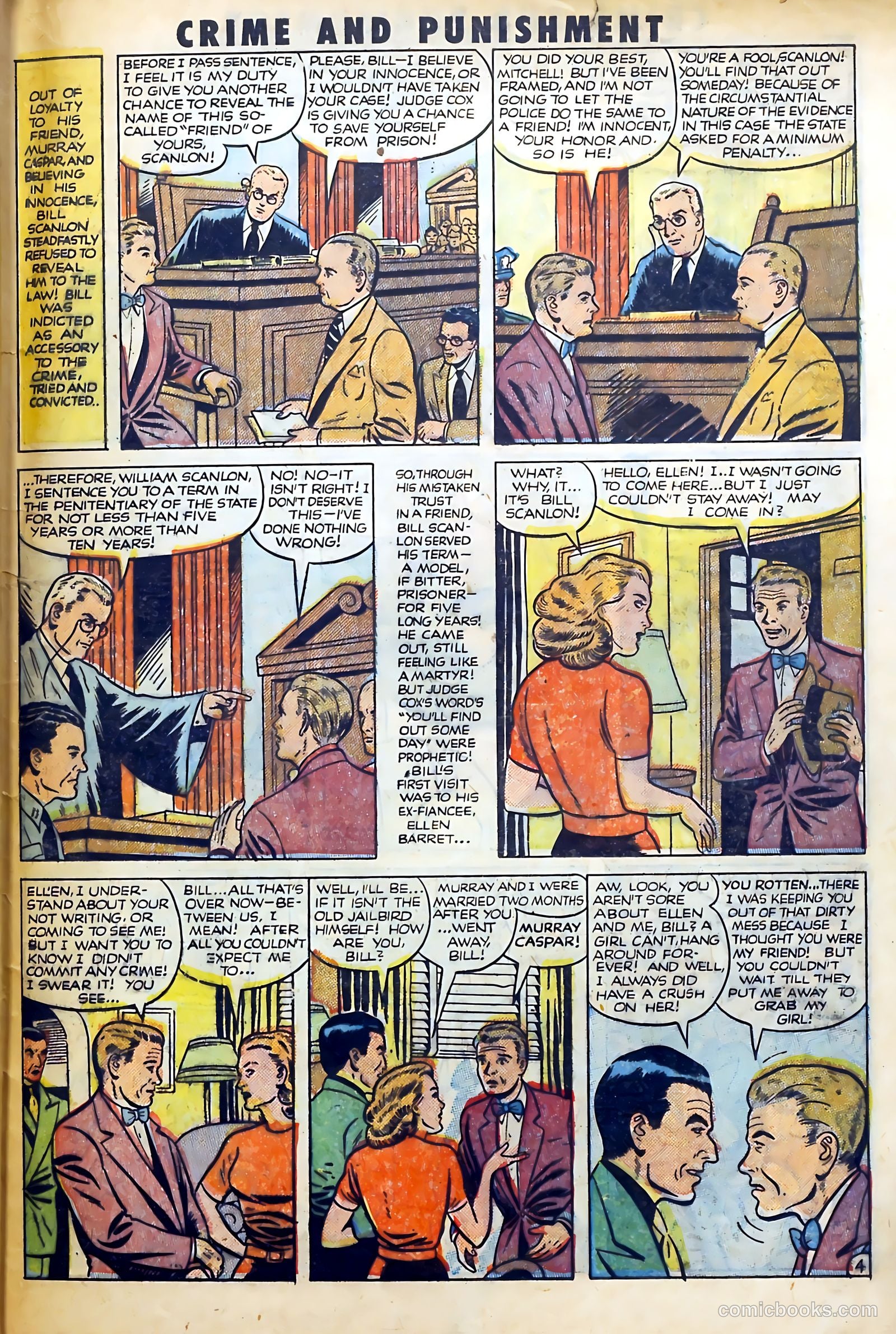Crime and Punishment #49 (1952) — page 31 of 37