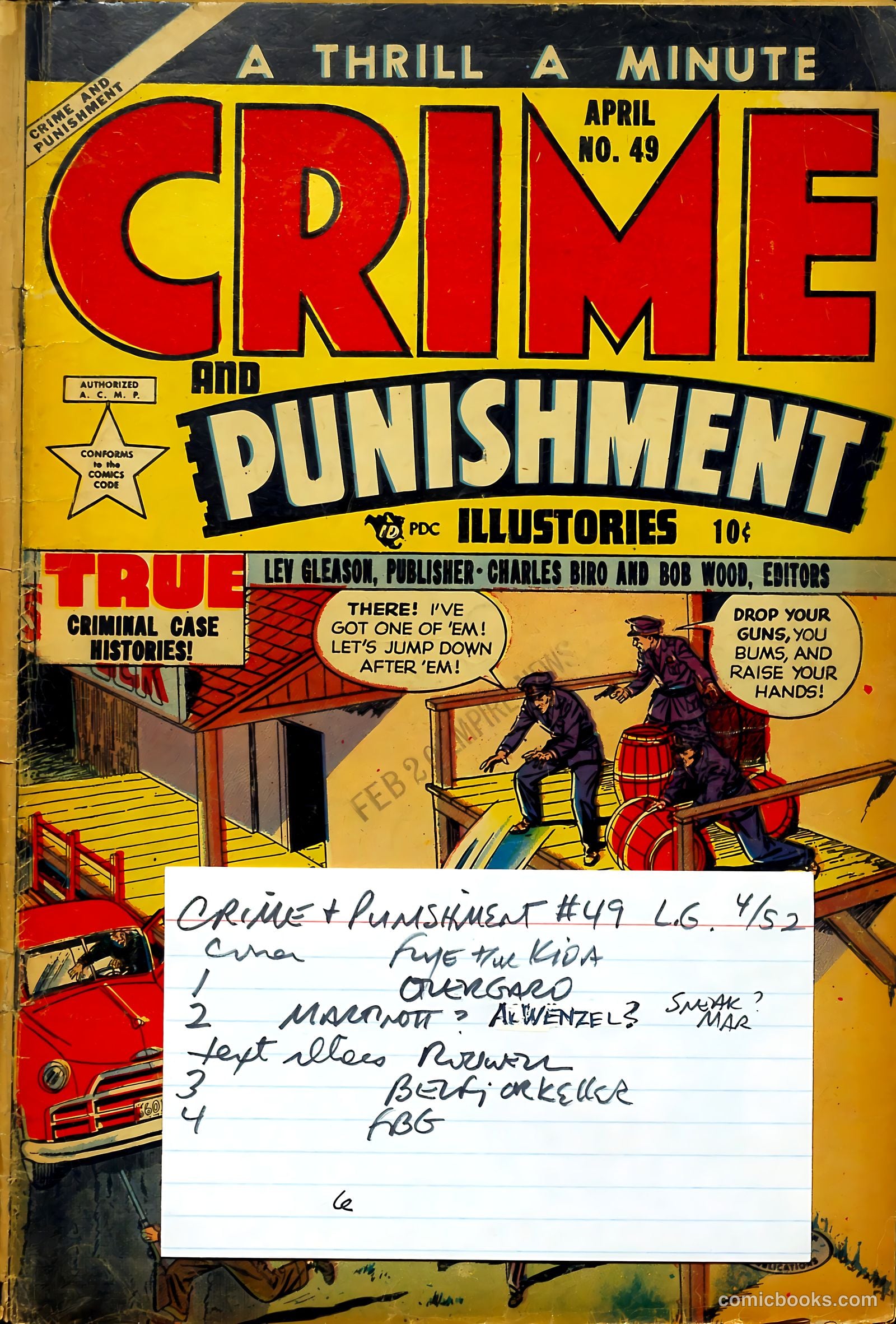 Crime and Punishment #49 (1952) — page 37 of 37