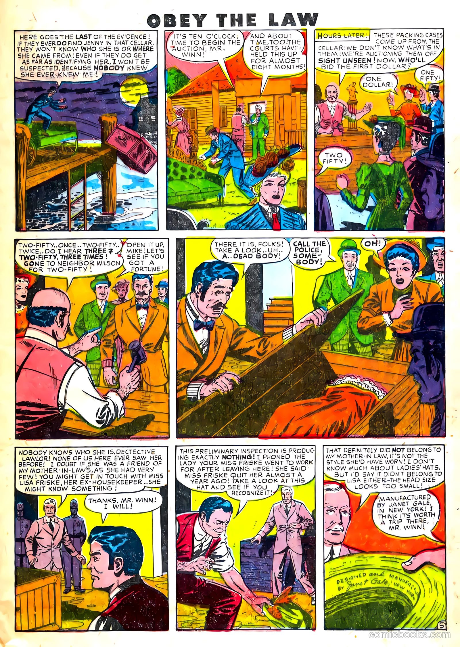Crime and Punishment #5 (1948, Lev Gleason Publications, Inc.) — page 45 of 52