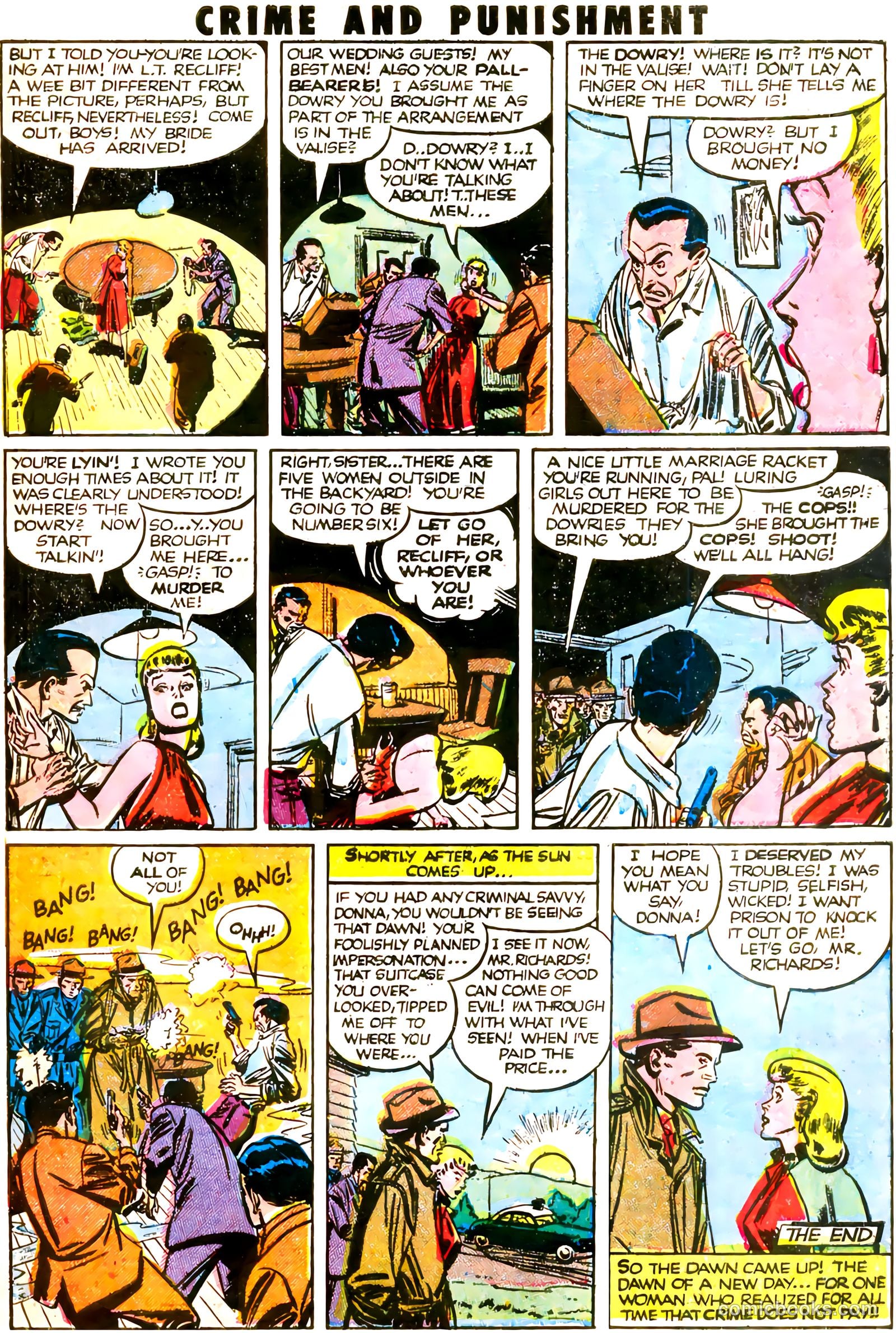 Crime and Punishment #51 (1952) — page 9