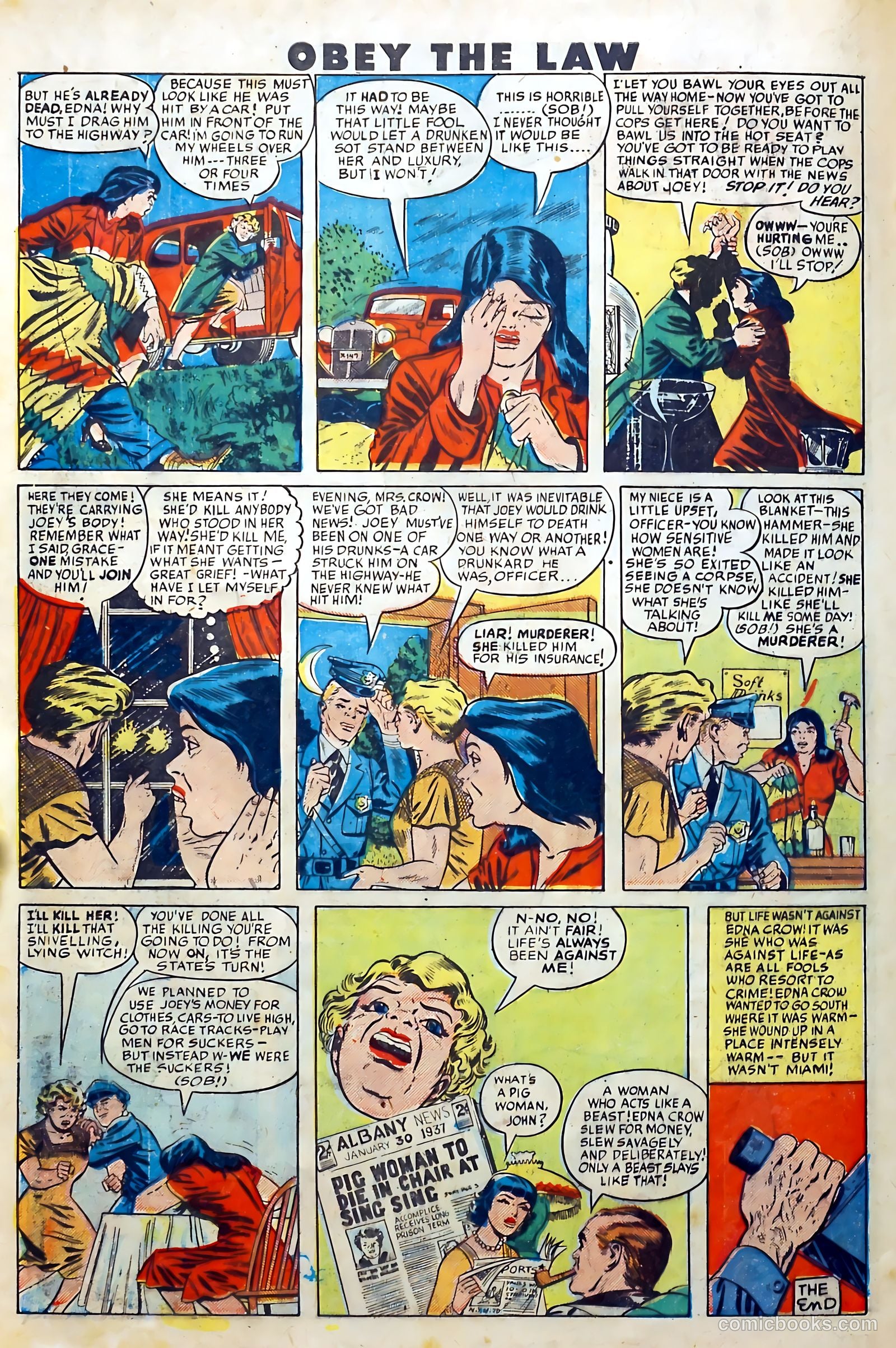 Crime and Punishment #6 (1948) — page 28 of 53