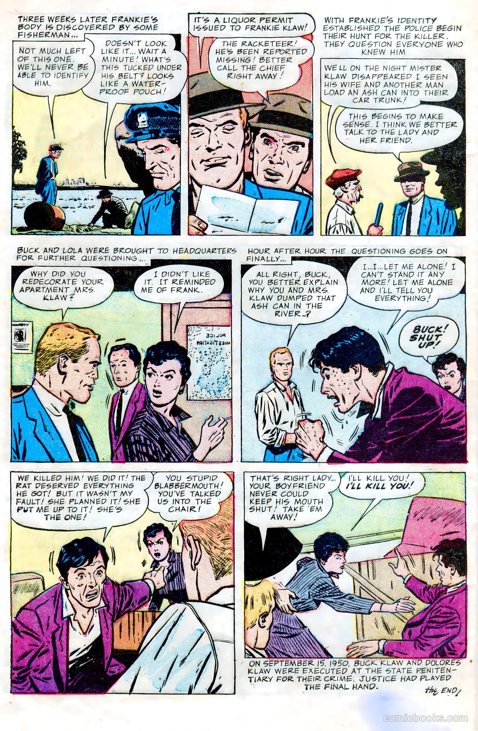 Crime and Punishment #70 (1954) — page 32