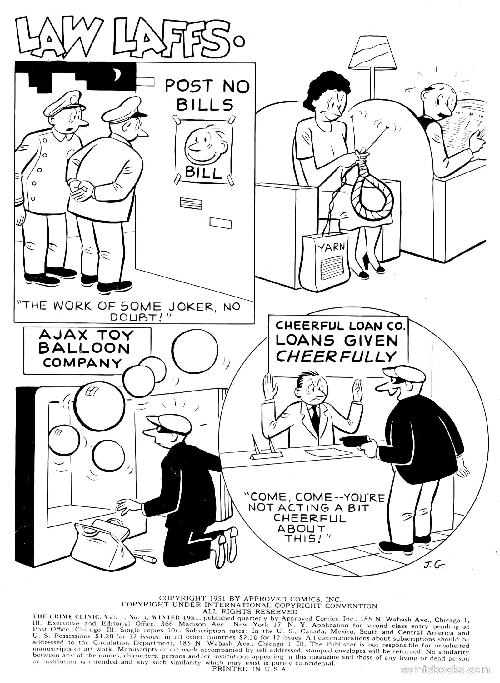 Crime Clinic #3 (1951) — page 3