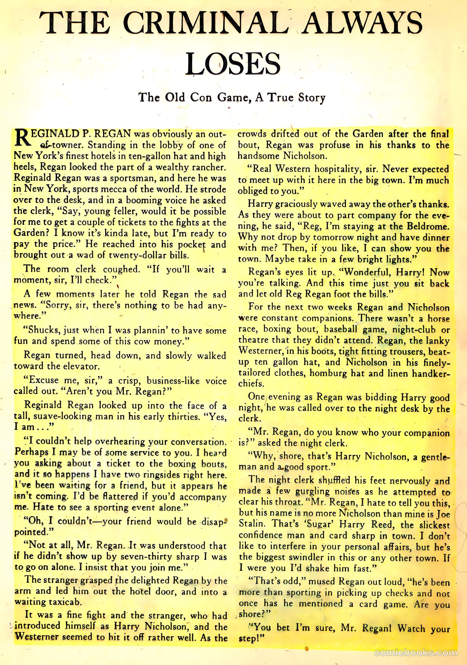 Crime Clinic #4 (1952) — page 20