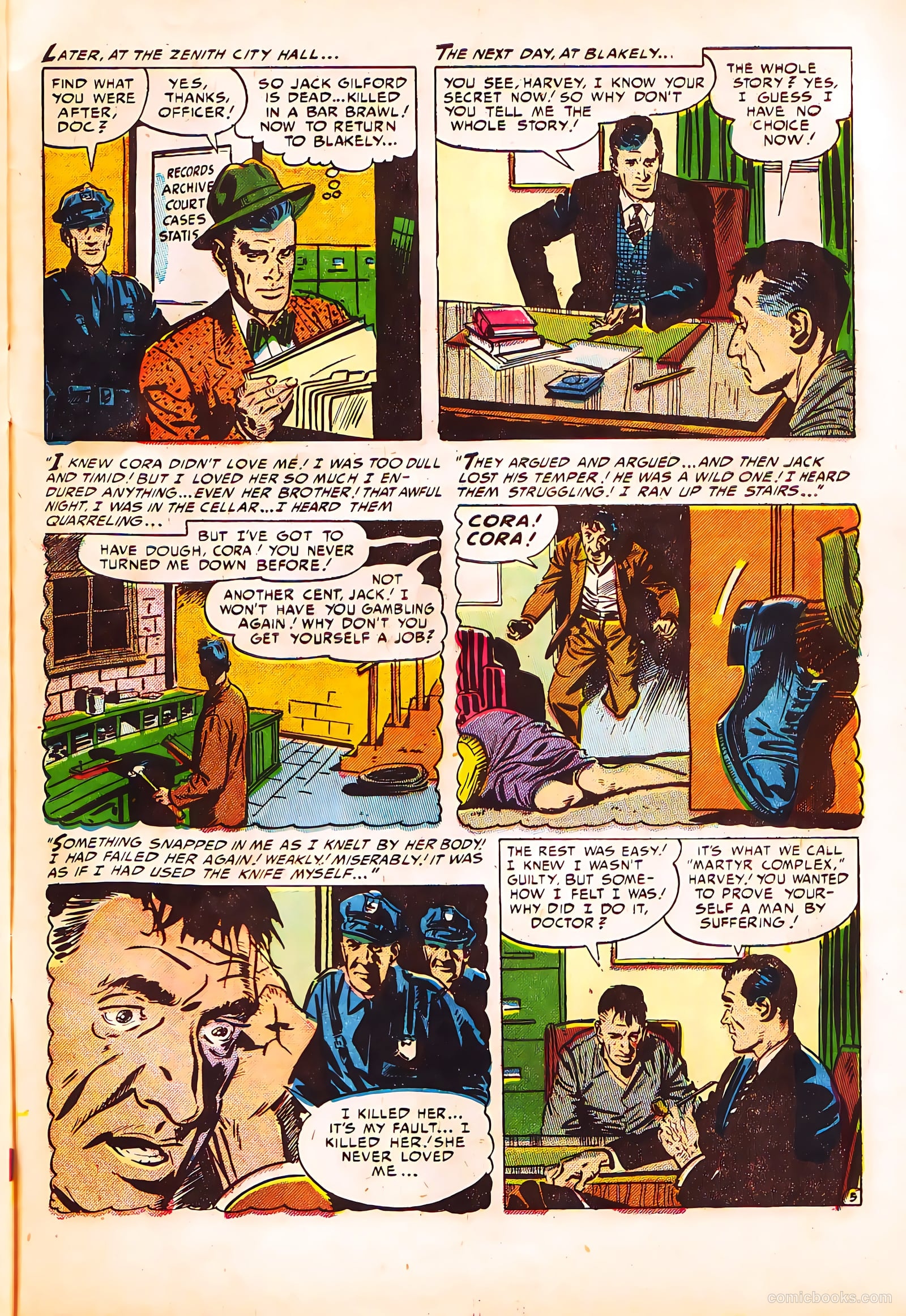 Crime Clinic #5 (1952) — page 31