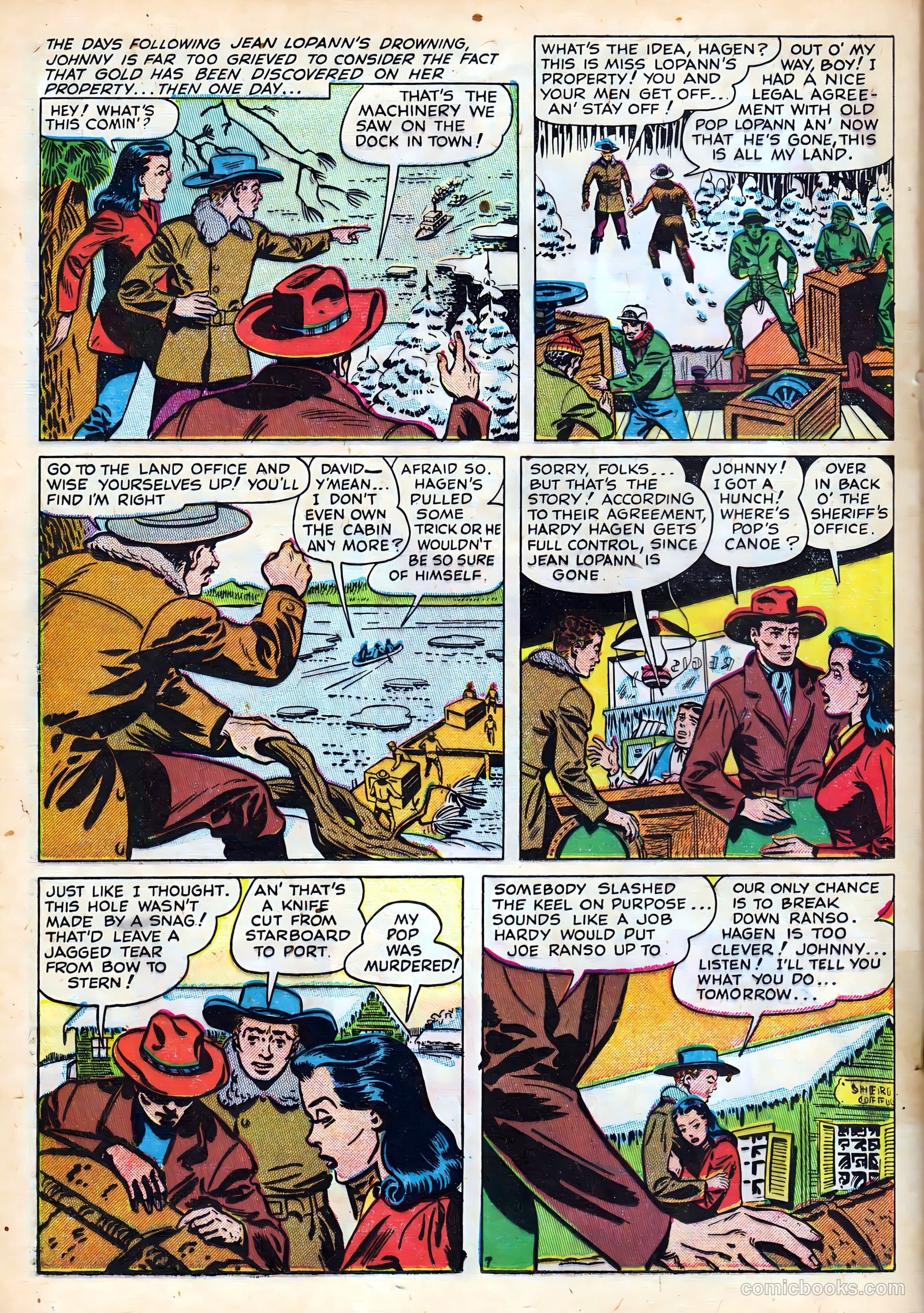 Crime Detective Comics #1 (1950) — page 28 of 52