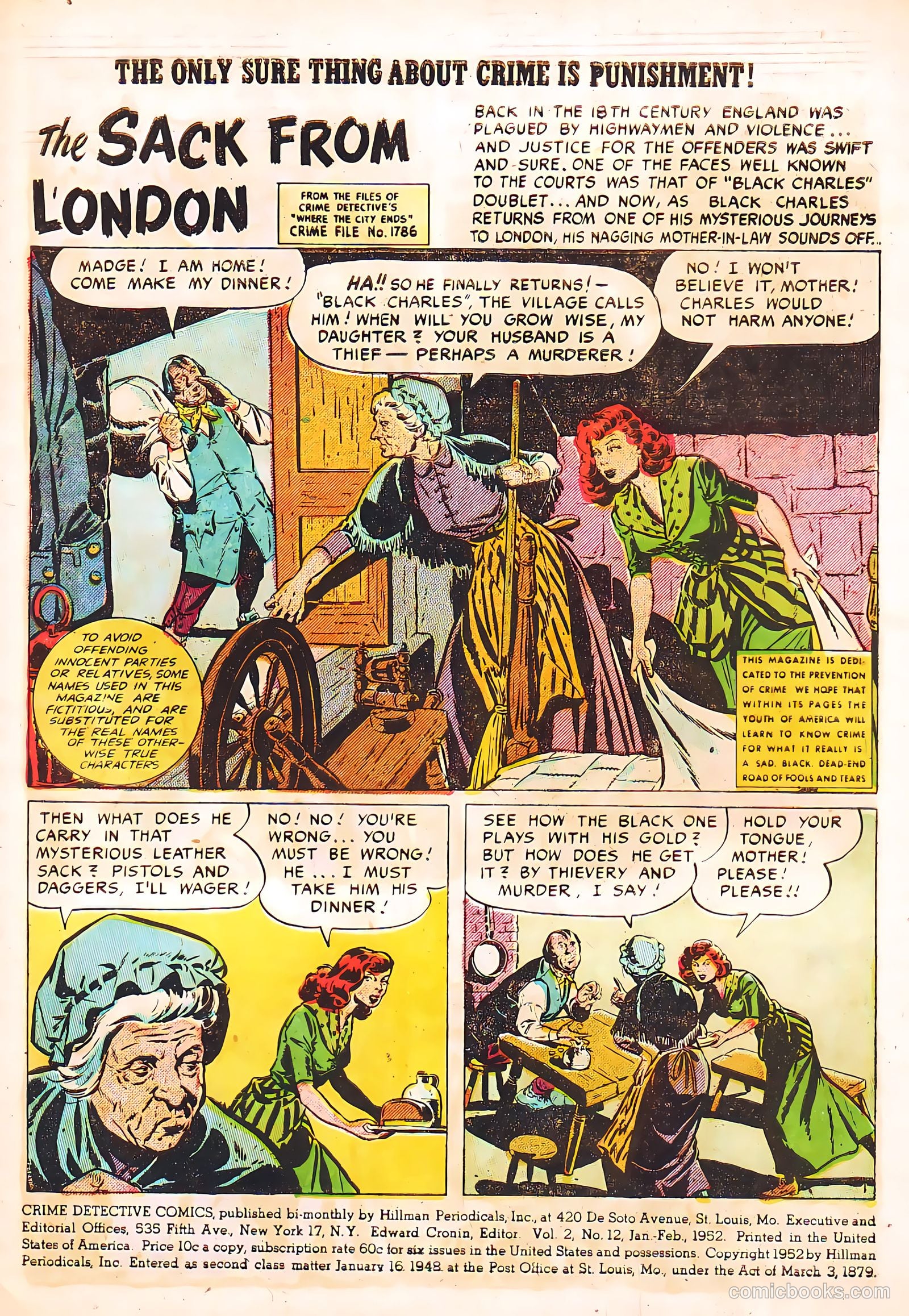 Crime Detective Comics #12 (1950) — page 3 of 36