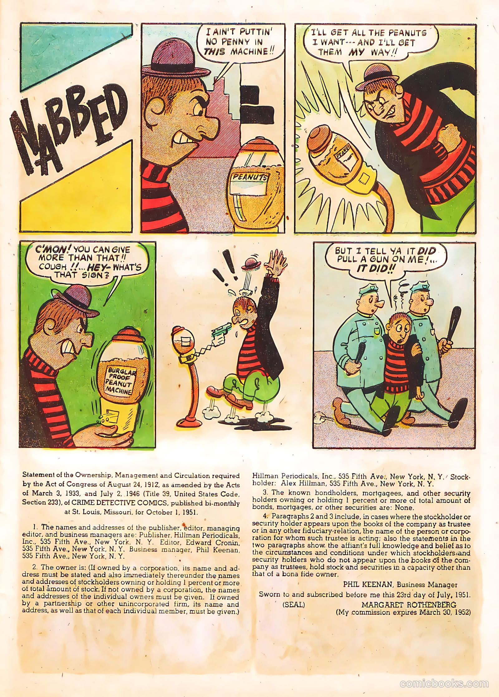 Crime Detective Comics #12 (1950) — page 27 of 36