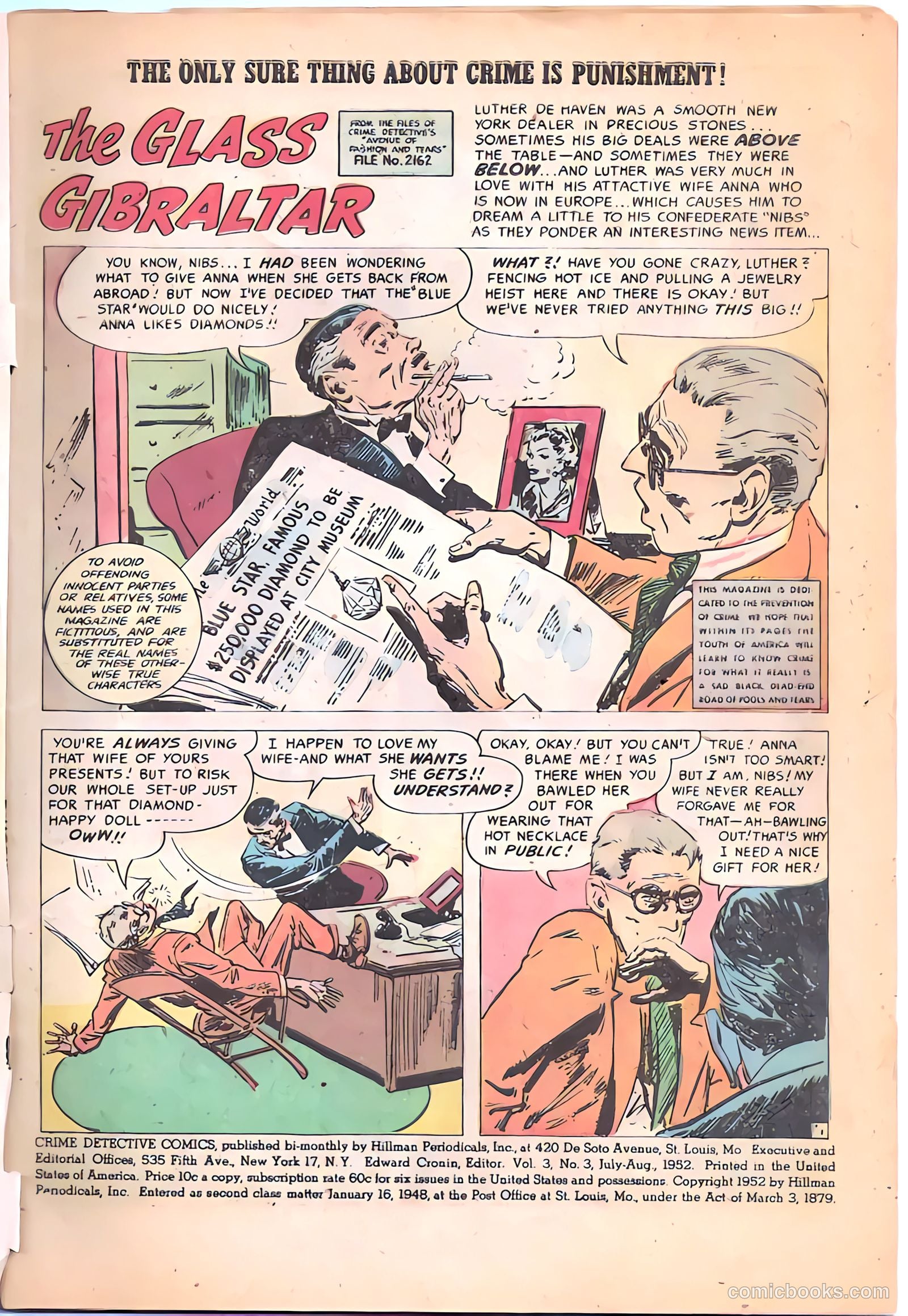 Crime Detective Comics #3 (1948) — page 3 of 36