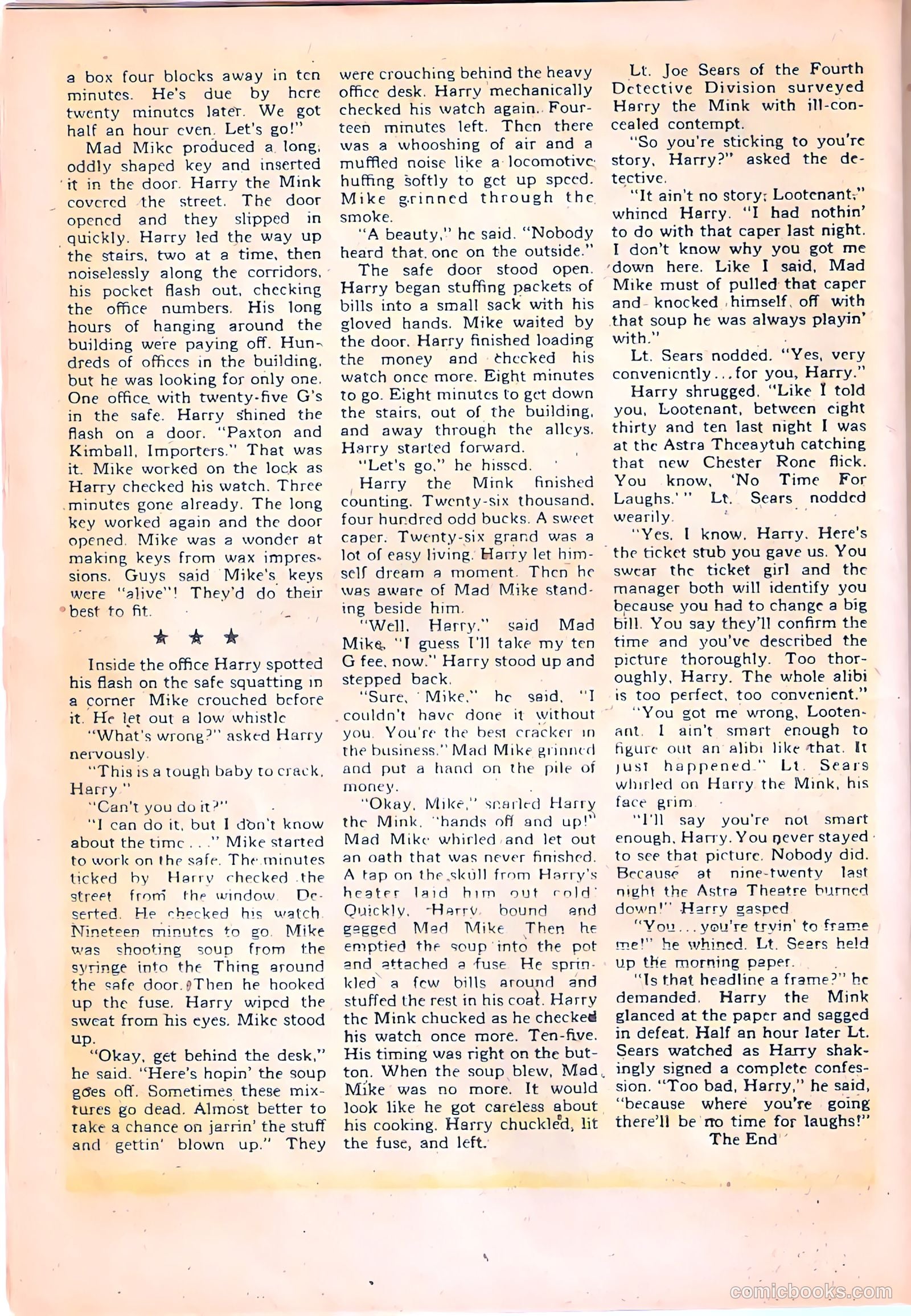 Crime Detective Comics #3 (1948) — page 22 of 36