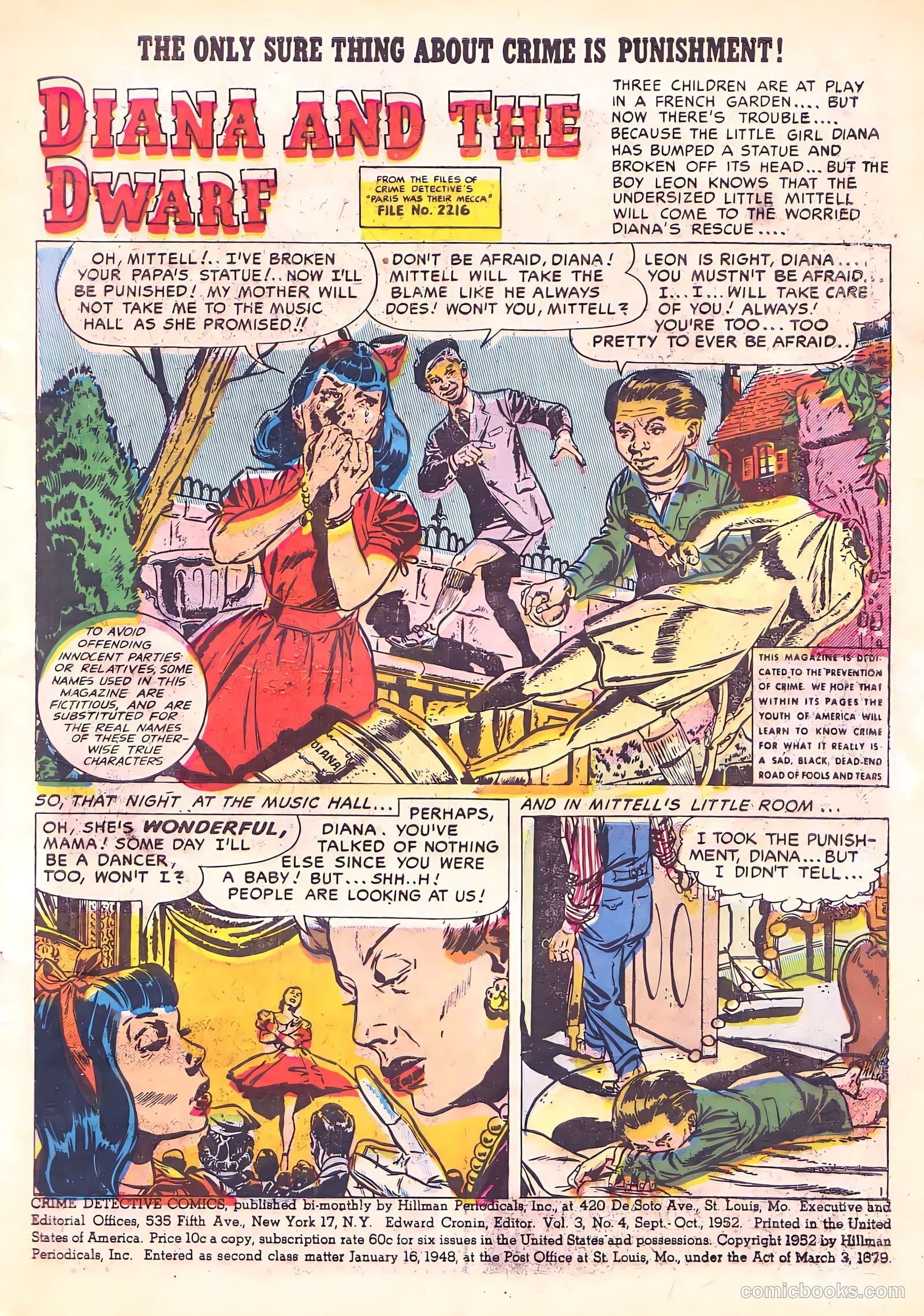 Crime Detective Comics #4 (1952) — page 3 of 36