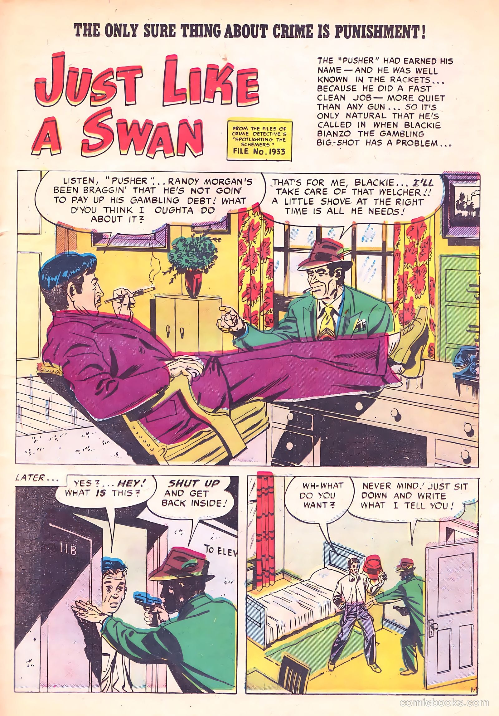 Crime Detective Comics #4 (1952) — page 23 of 36