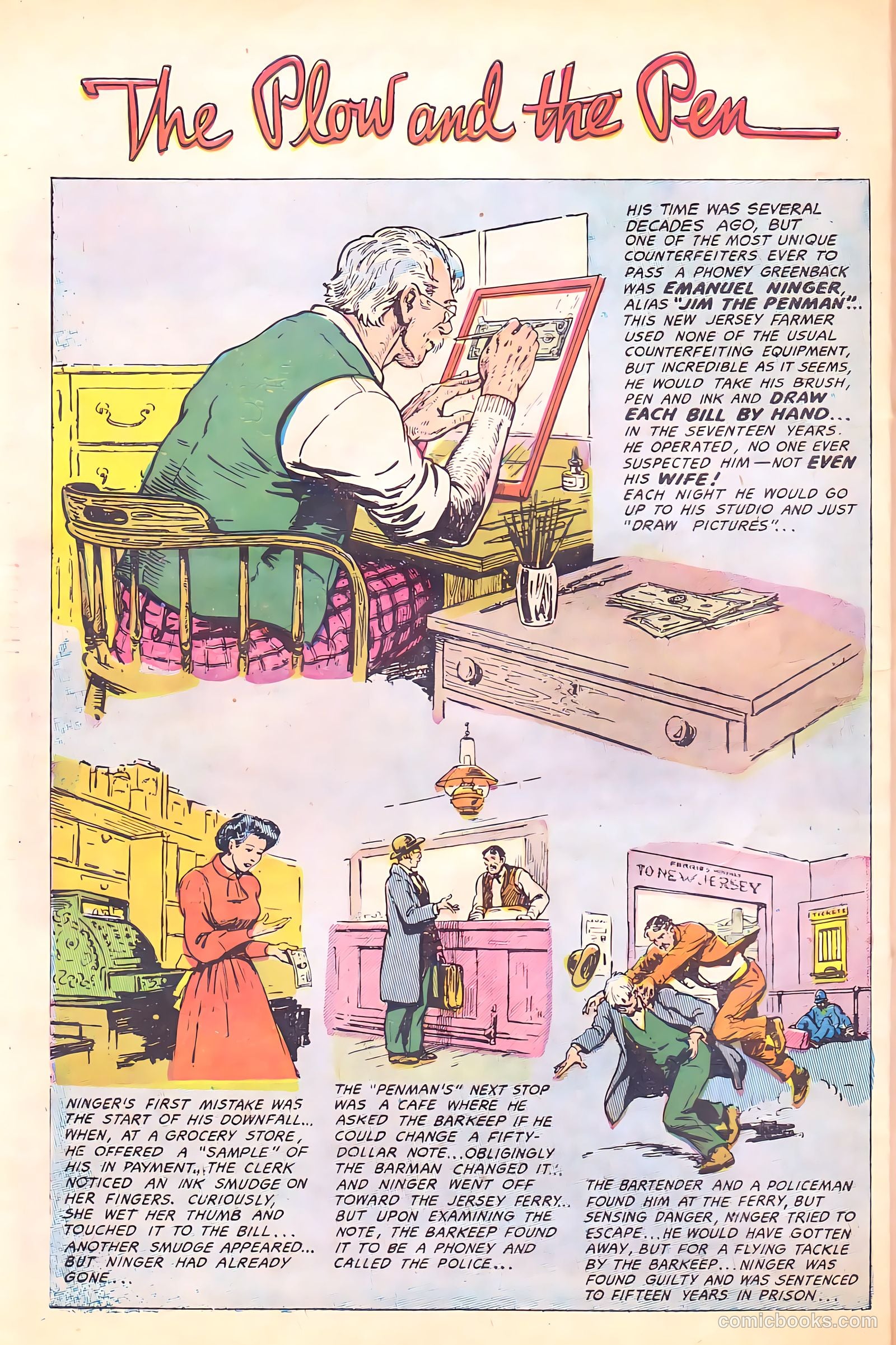 Crime Detective Comics #4 (1952) — page 28 of 36