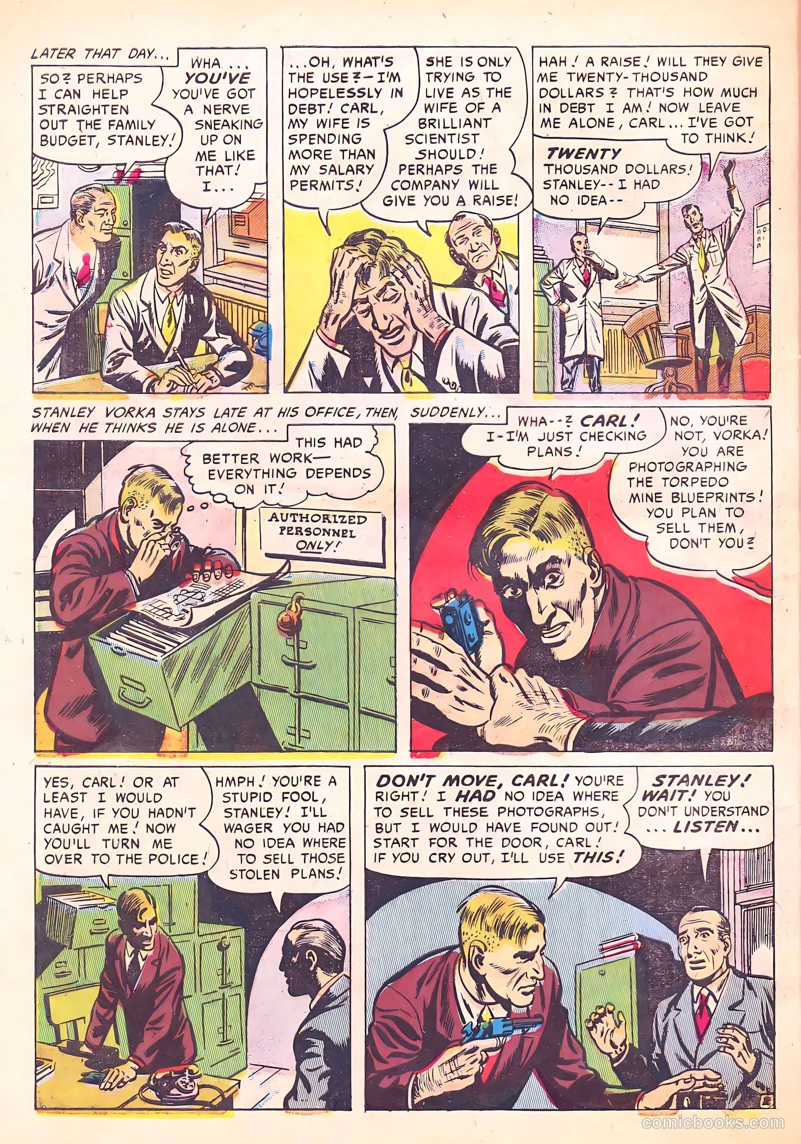 Crime Detective Comics #4 (1952) — page 30 of 36