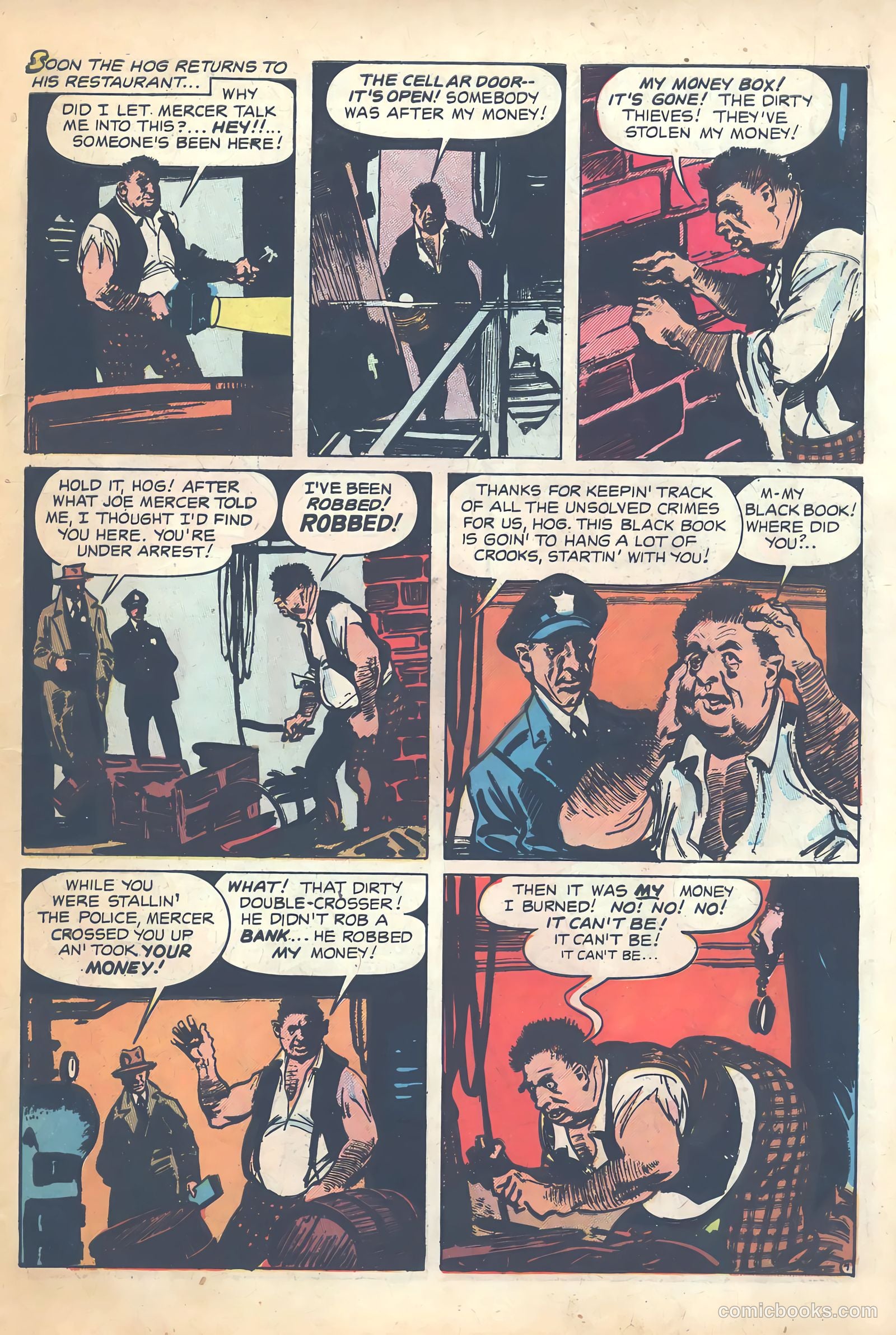 Crime Detective Comics #6 (1949) — page 9 of 52