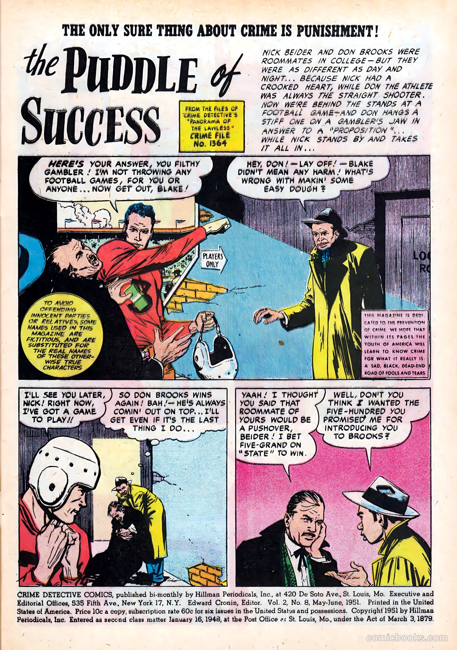 Crime Detective Comics #8 (1951) — page 3 of 52