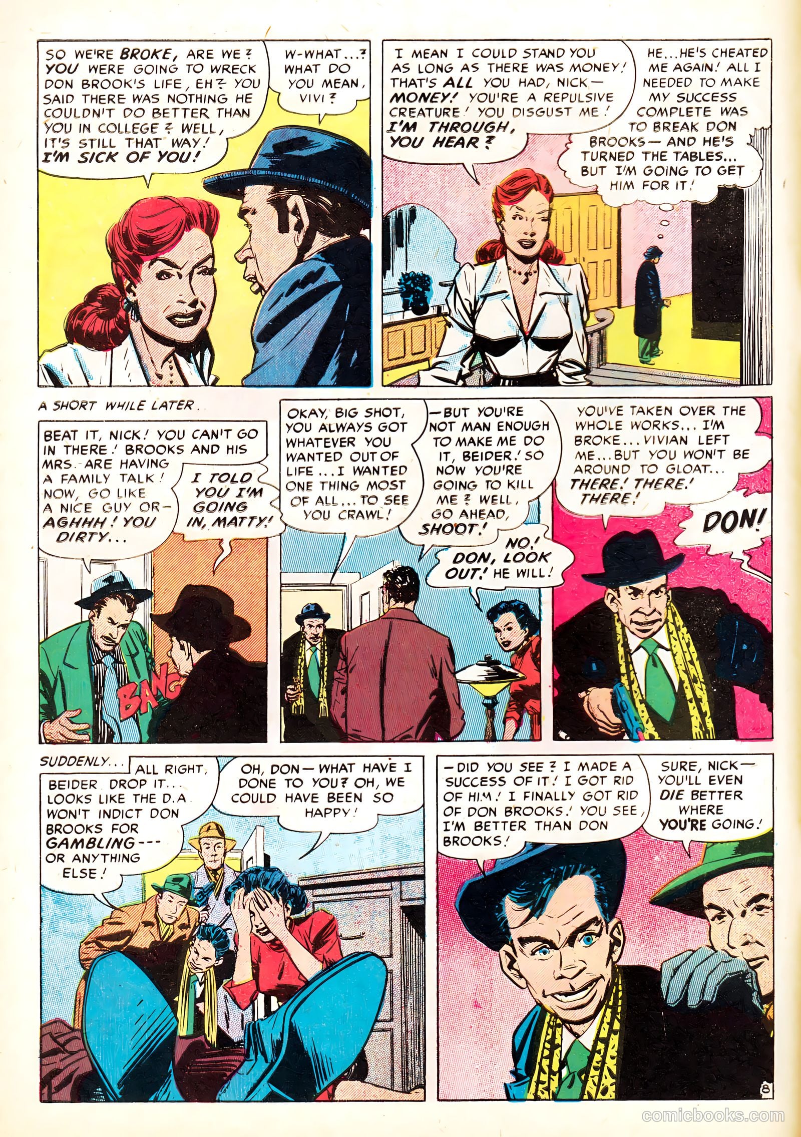 Crime Detective Comics #8 (1951) — page 10 of 52