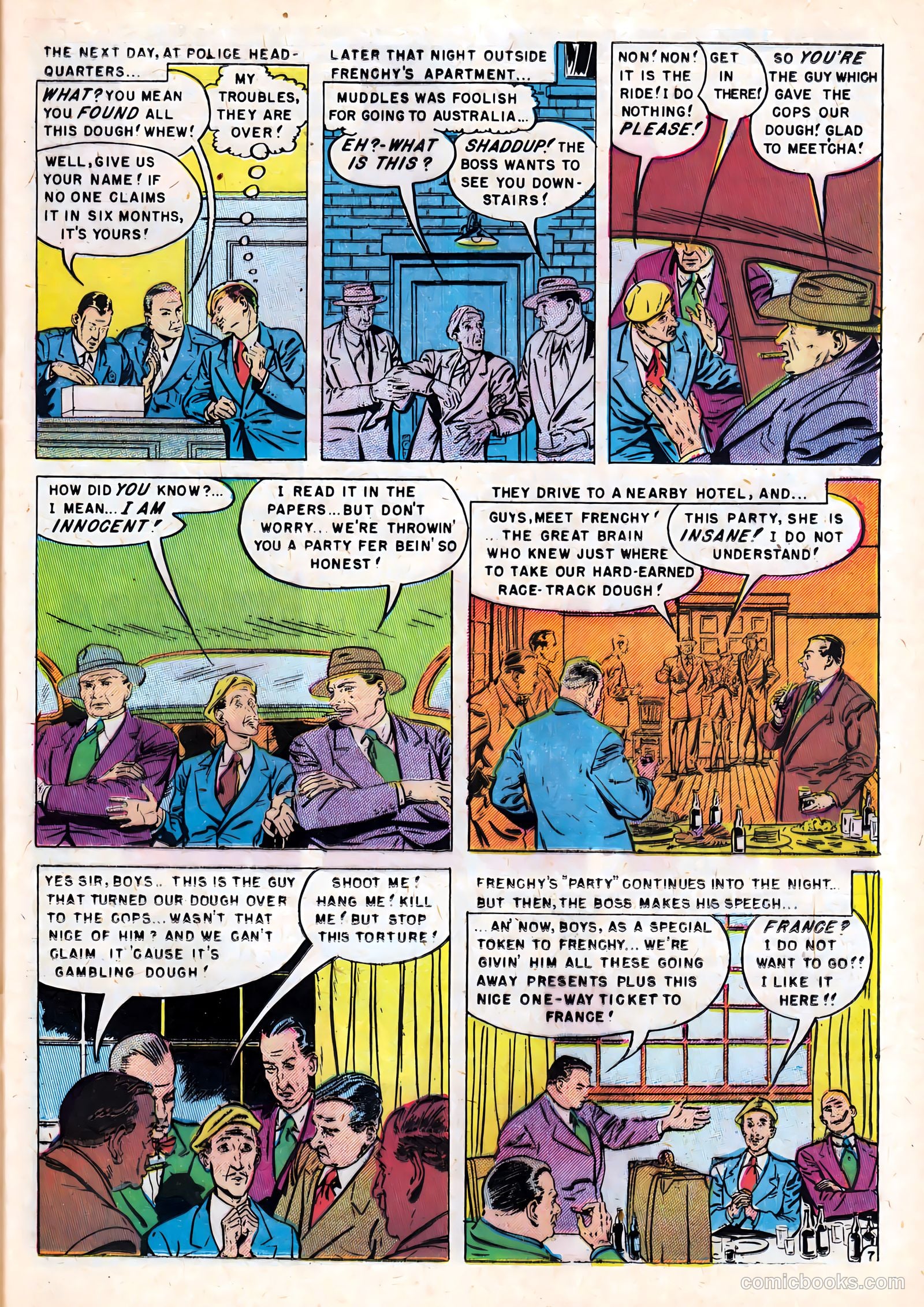 Crime Detective Comics #8 (1951) — page 17 of 52
