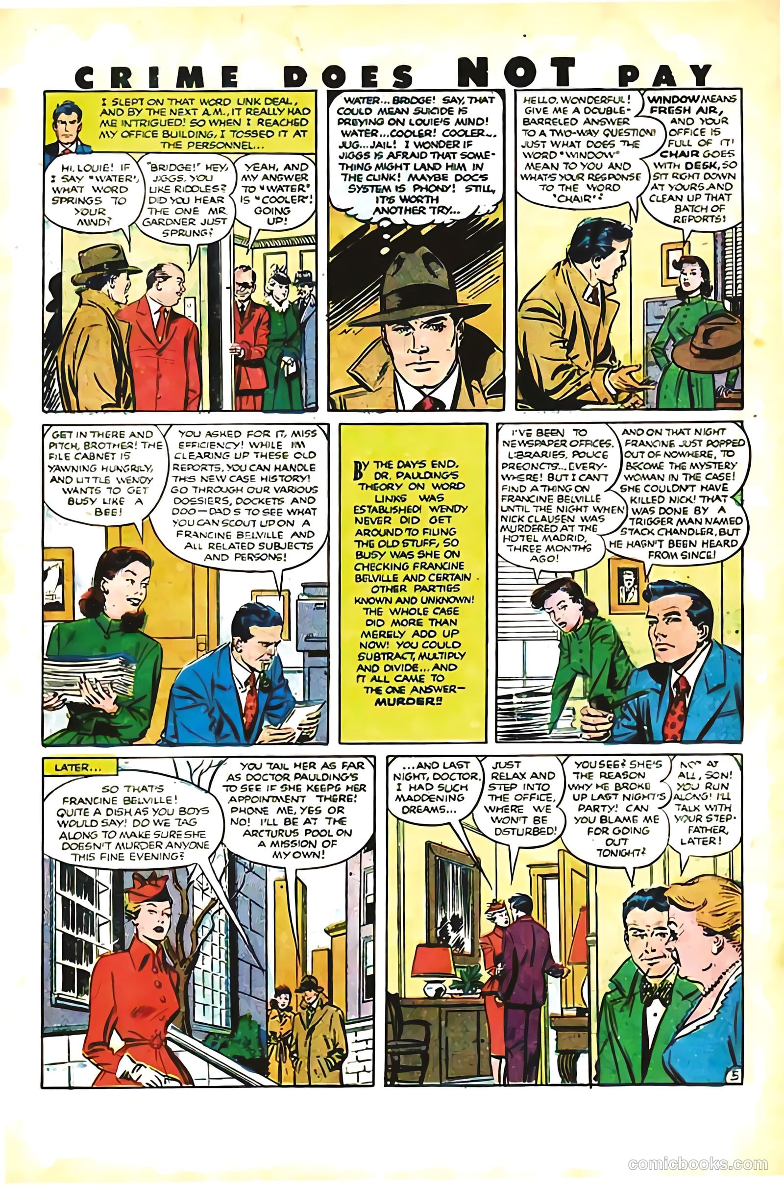 Crime Does Not Pay #100 (1951) — page 7