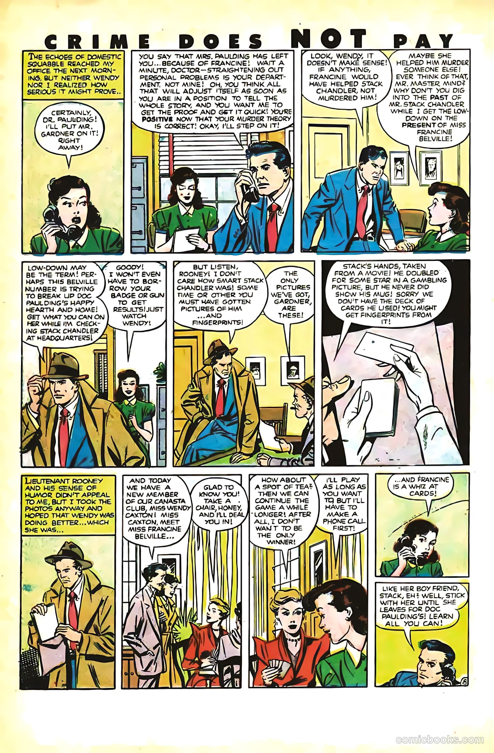 Crime Does Not Pay #100 (1951) — page 10