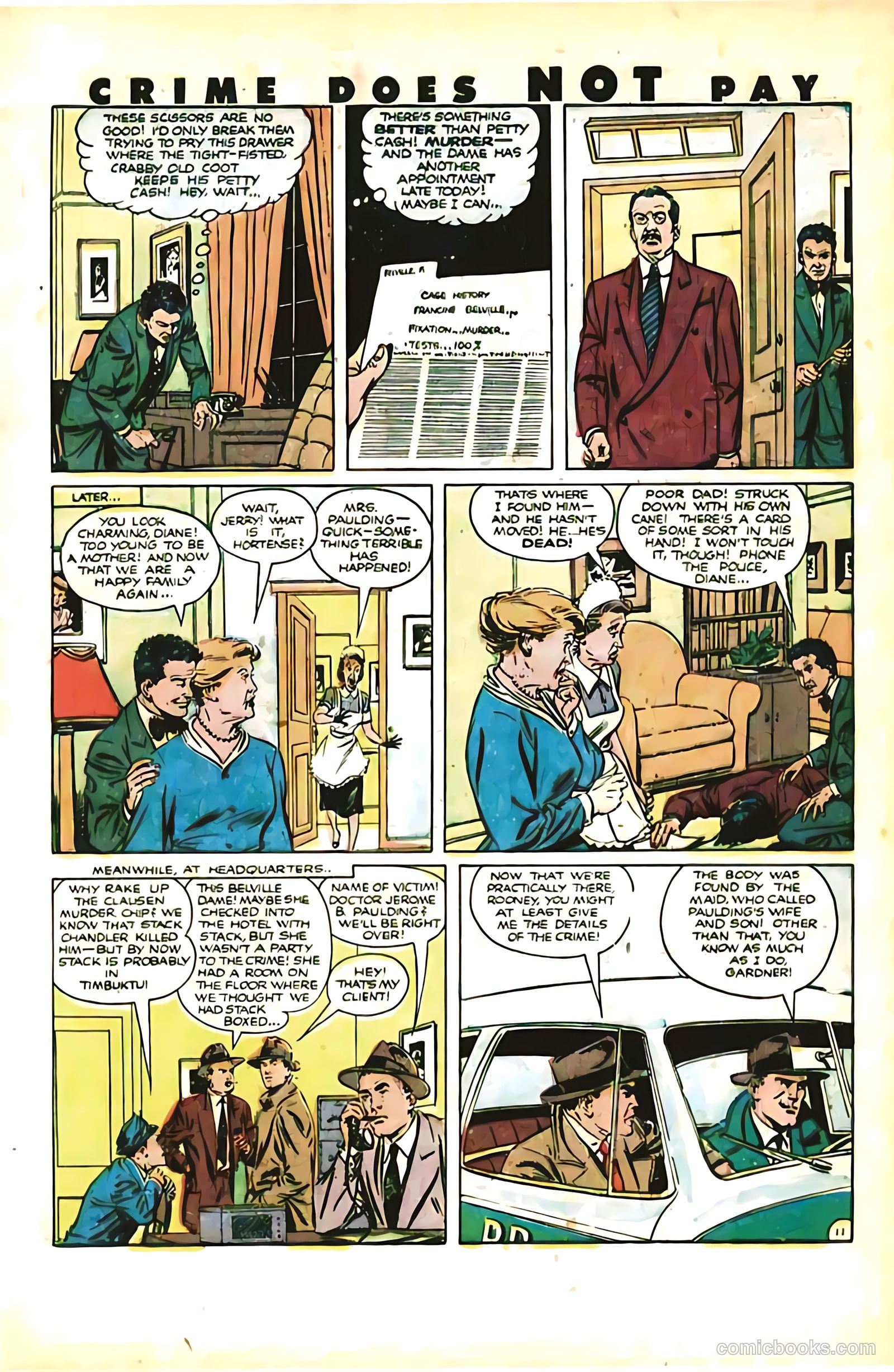 Crime Does Not Pay #100 (1951) — page 13