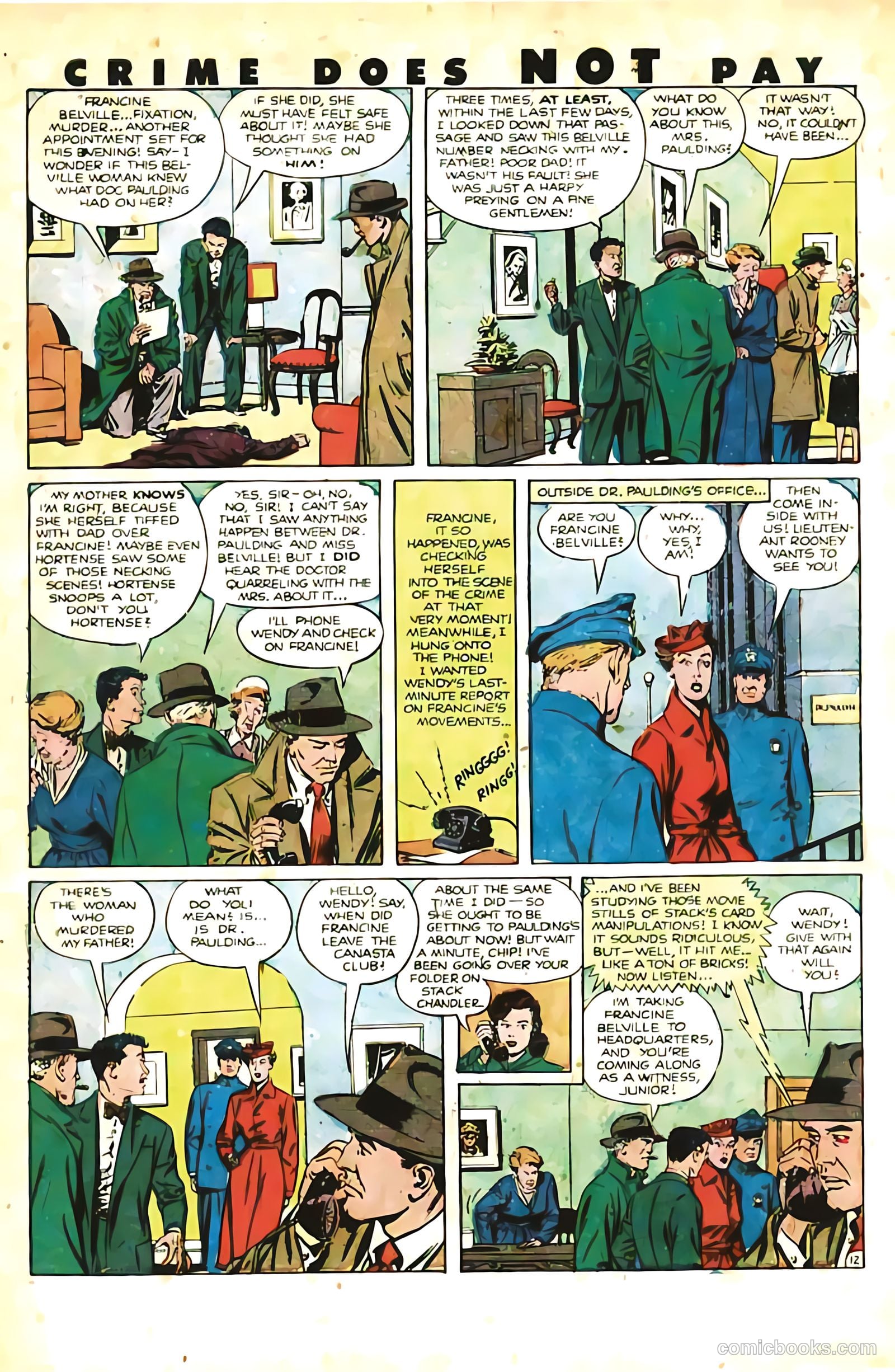 Crime Does Not Pay #100 (1951) — page 14