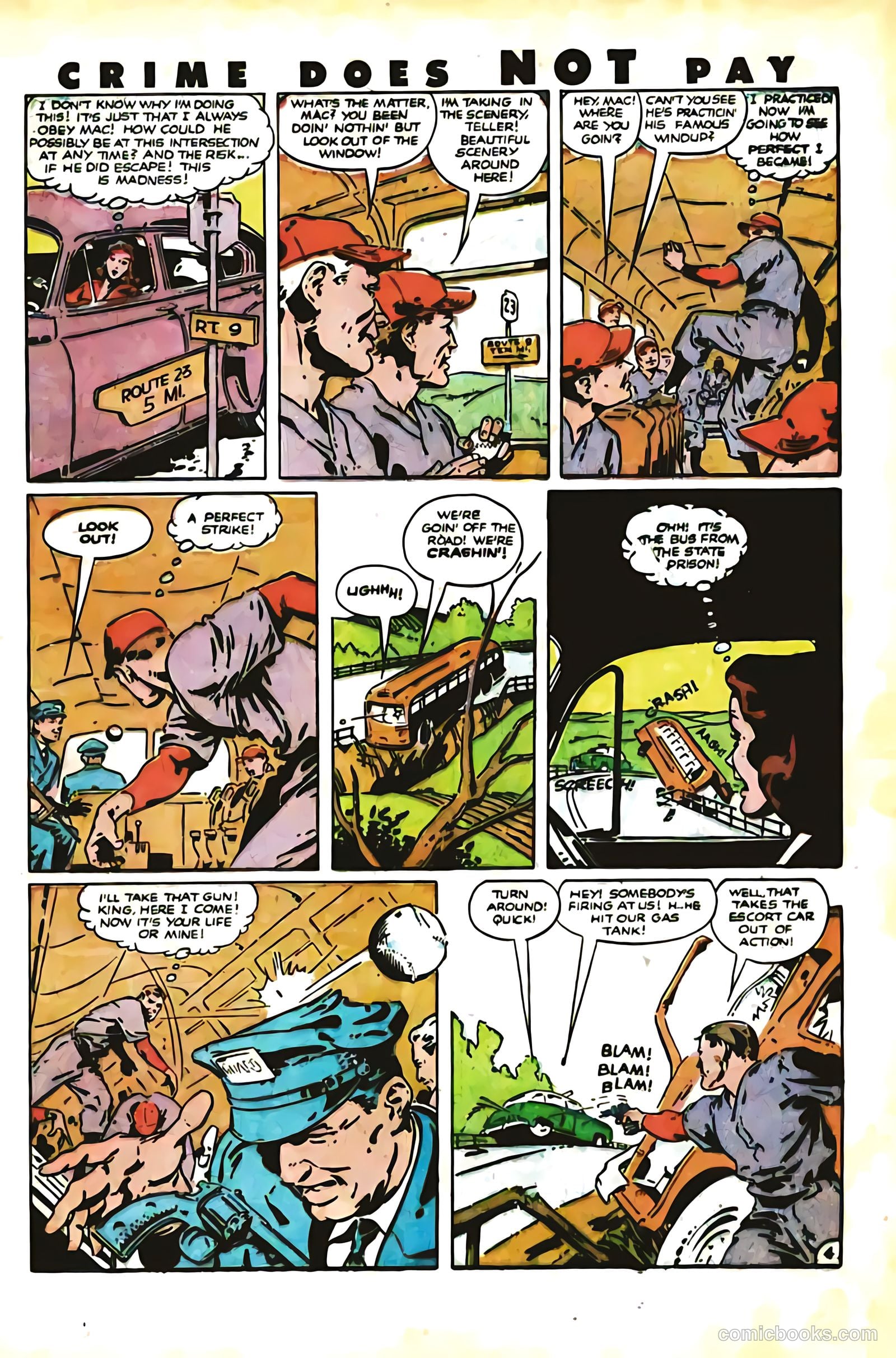 Crime Does Not Pay #100 (1951) — page 33