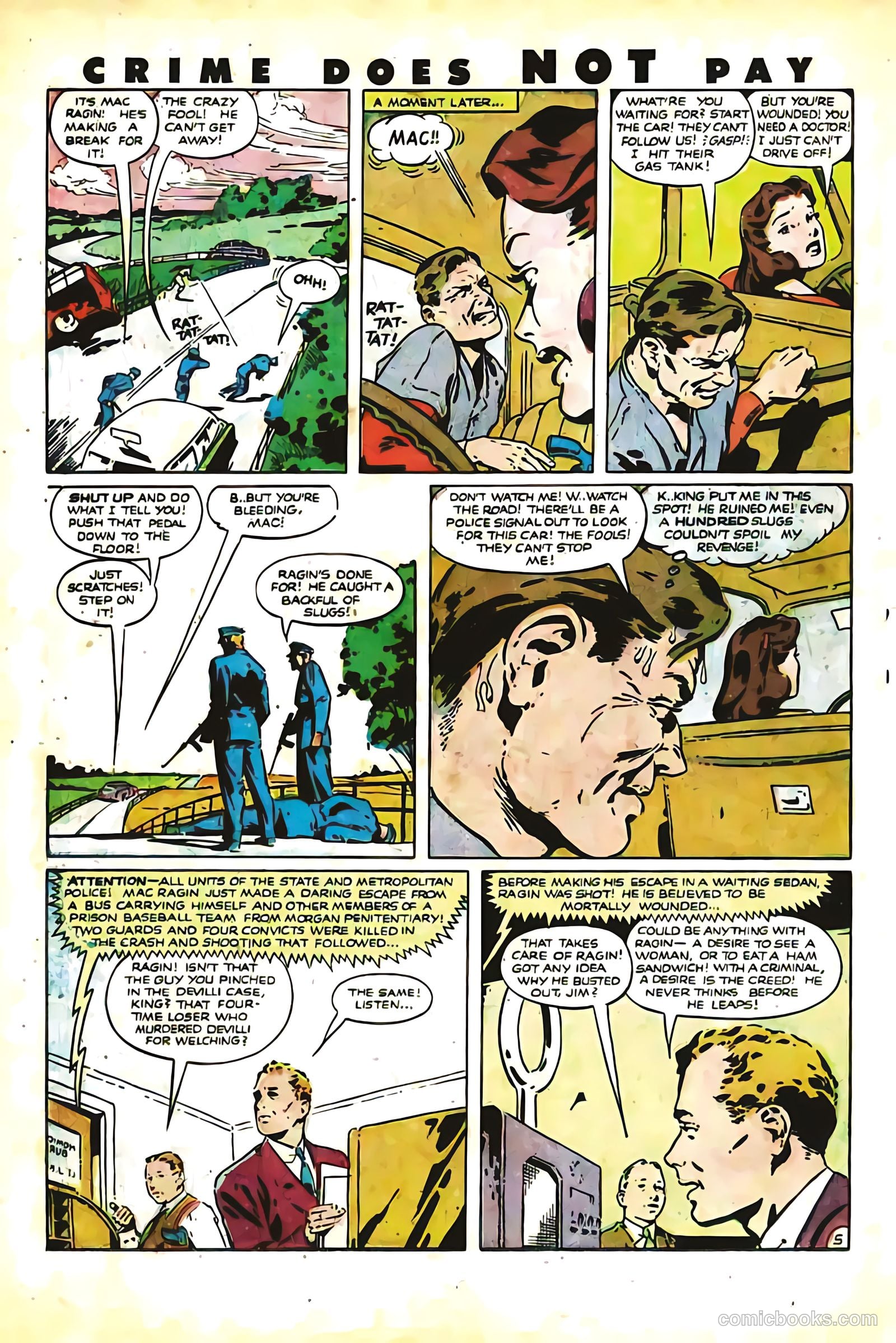 Crime Does Not Pay #100 (1951) — page 34