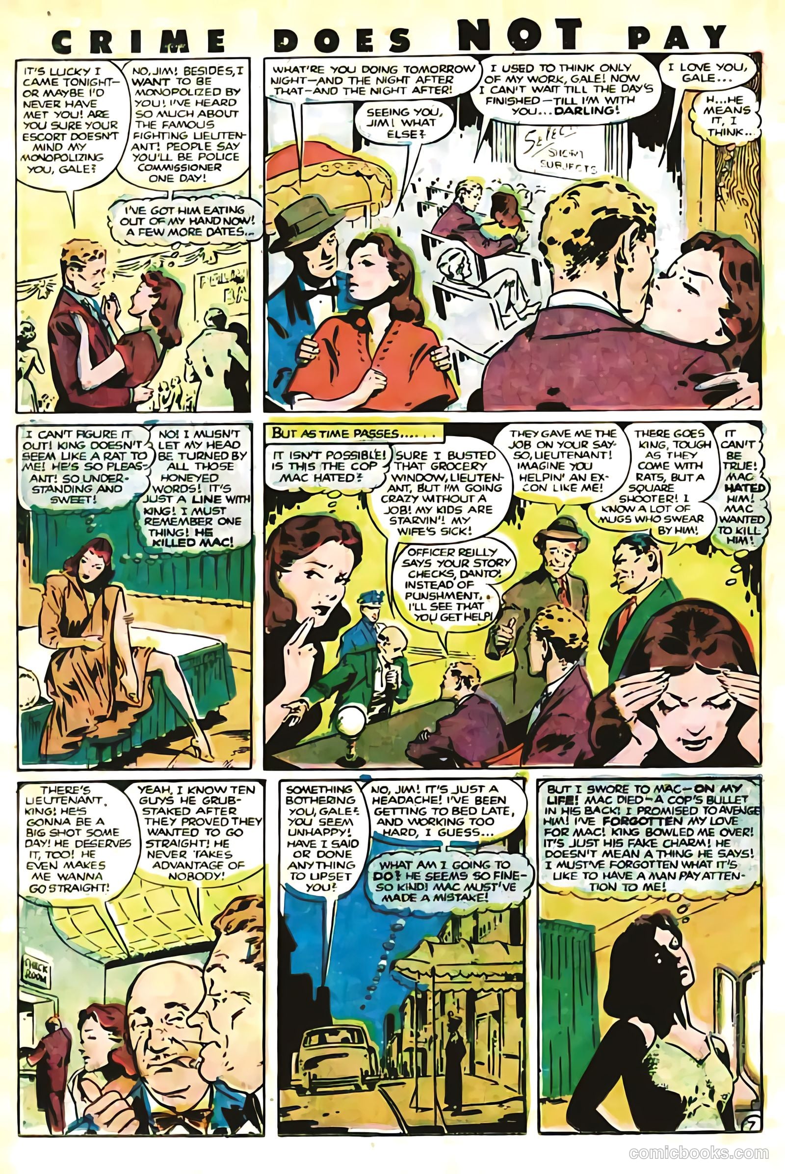 Crime Does Not Pay #100 (1951) — page 36