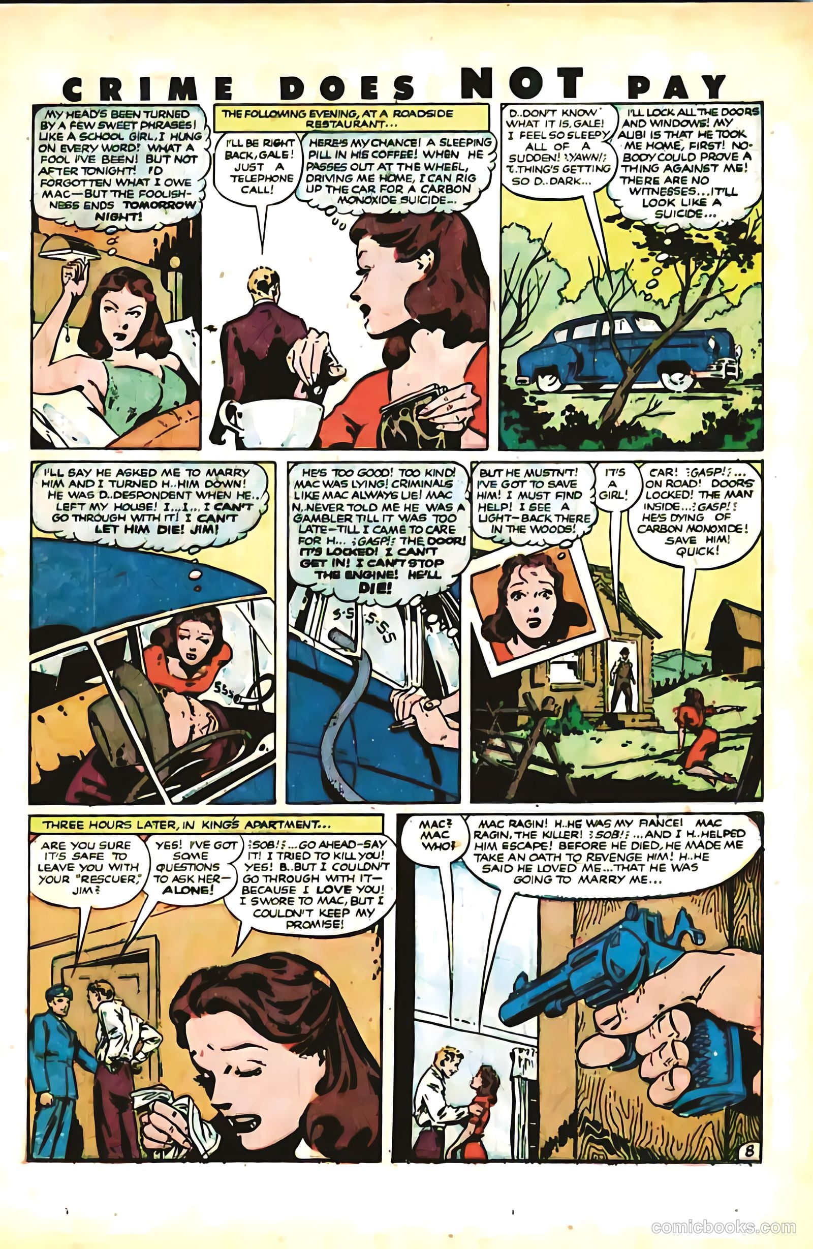 Crime Does Not Pay #100 (1951) — page 37