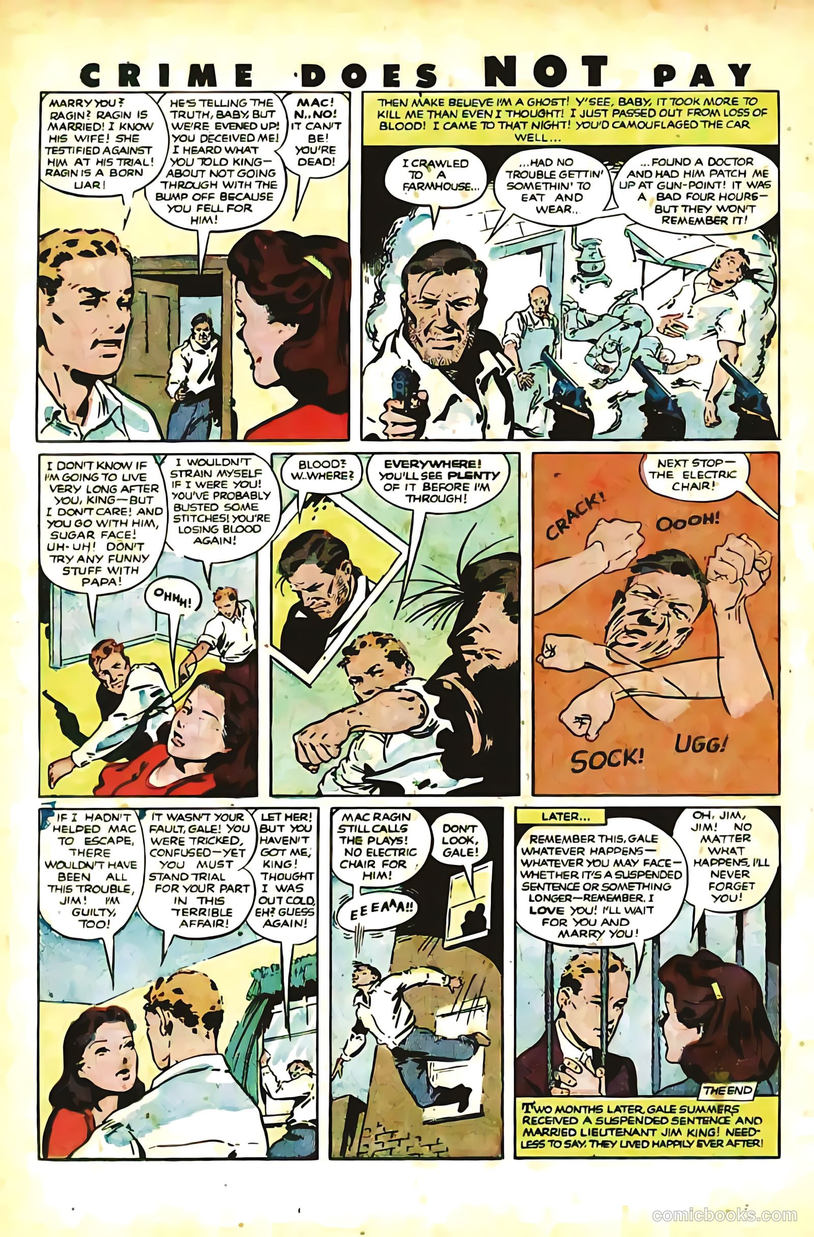 Crime Does Not Pay #100 (1951) — page 38
