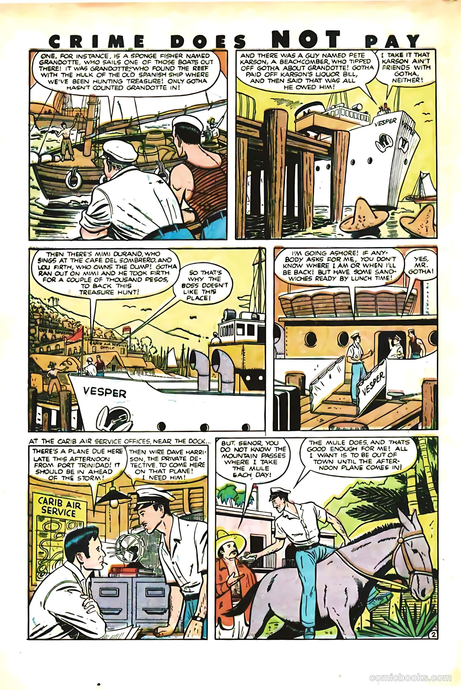 Crime Does Not Pay #100 (1951) — page 44