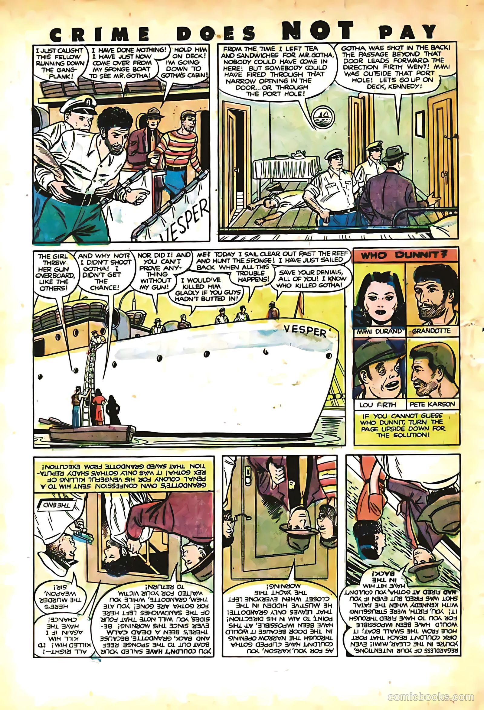 Crime Does Not Pay #100 (1951) — page 48
