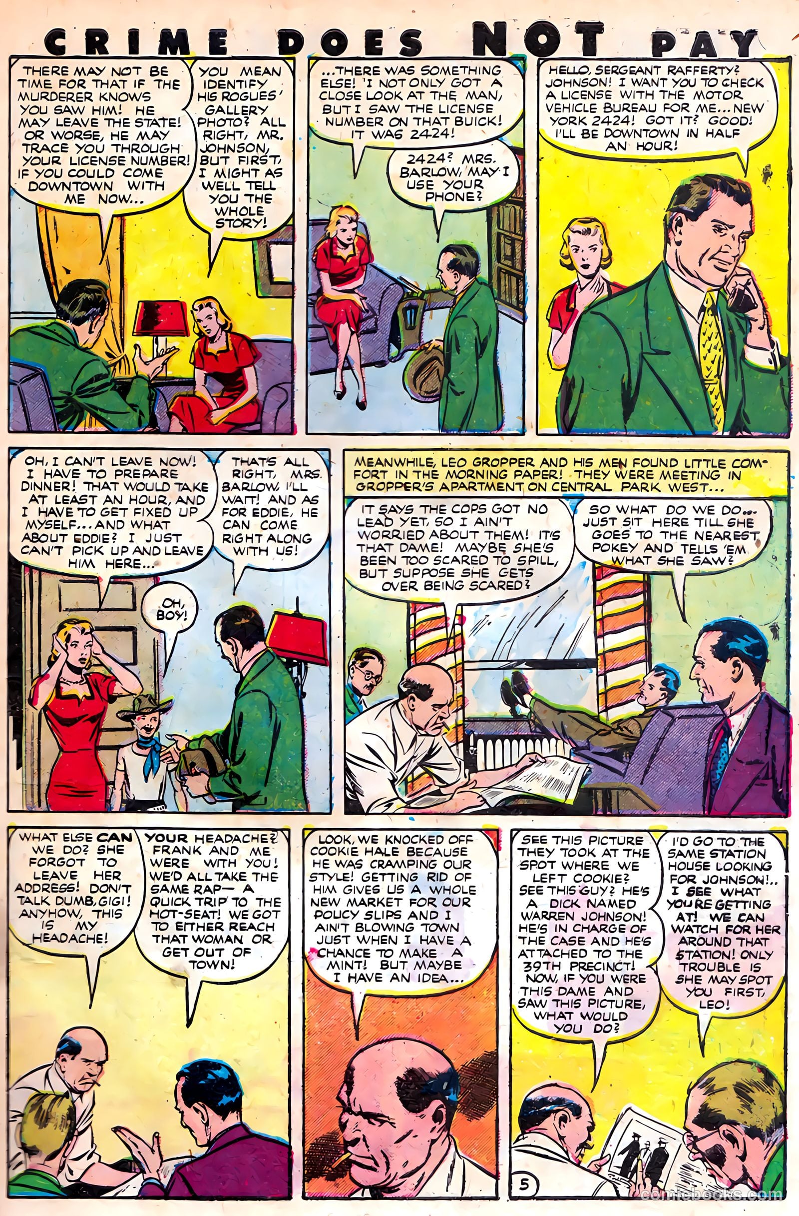 Crime Does Not Pay #103 (1951) — page 7