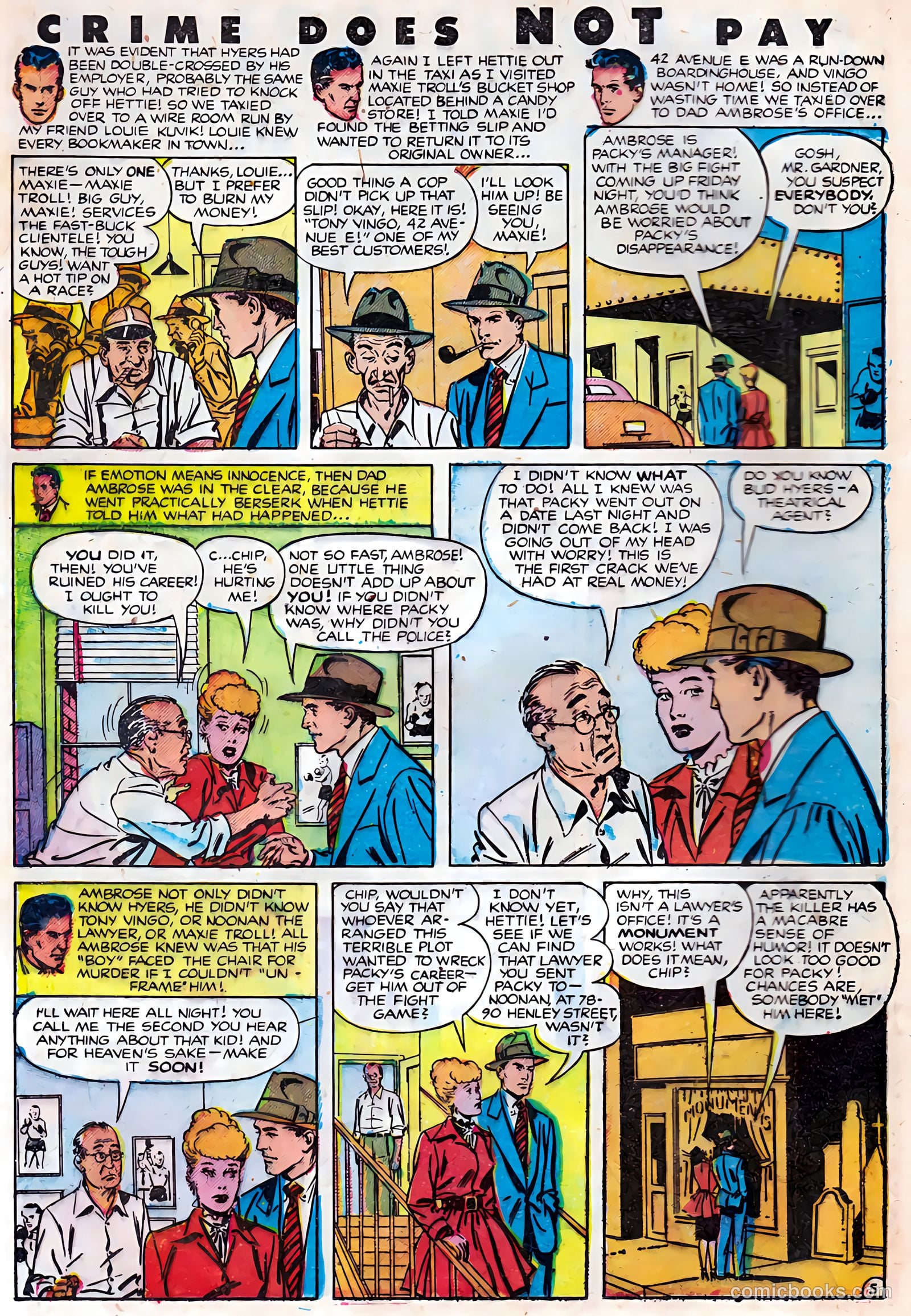 Crime Does Not Pay #103 (1951) — page 32