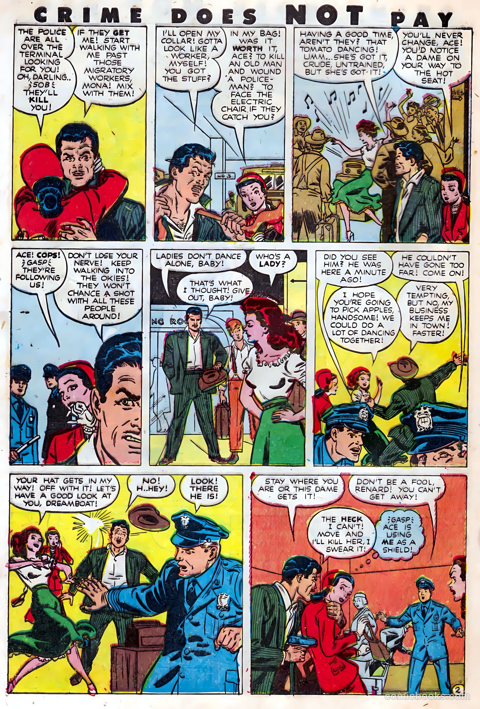 Crime Does Not Pay #103 (1951) — page 40