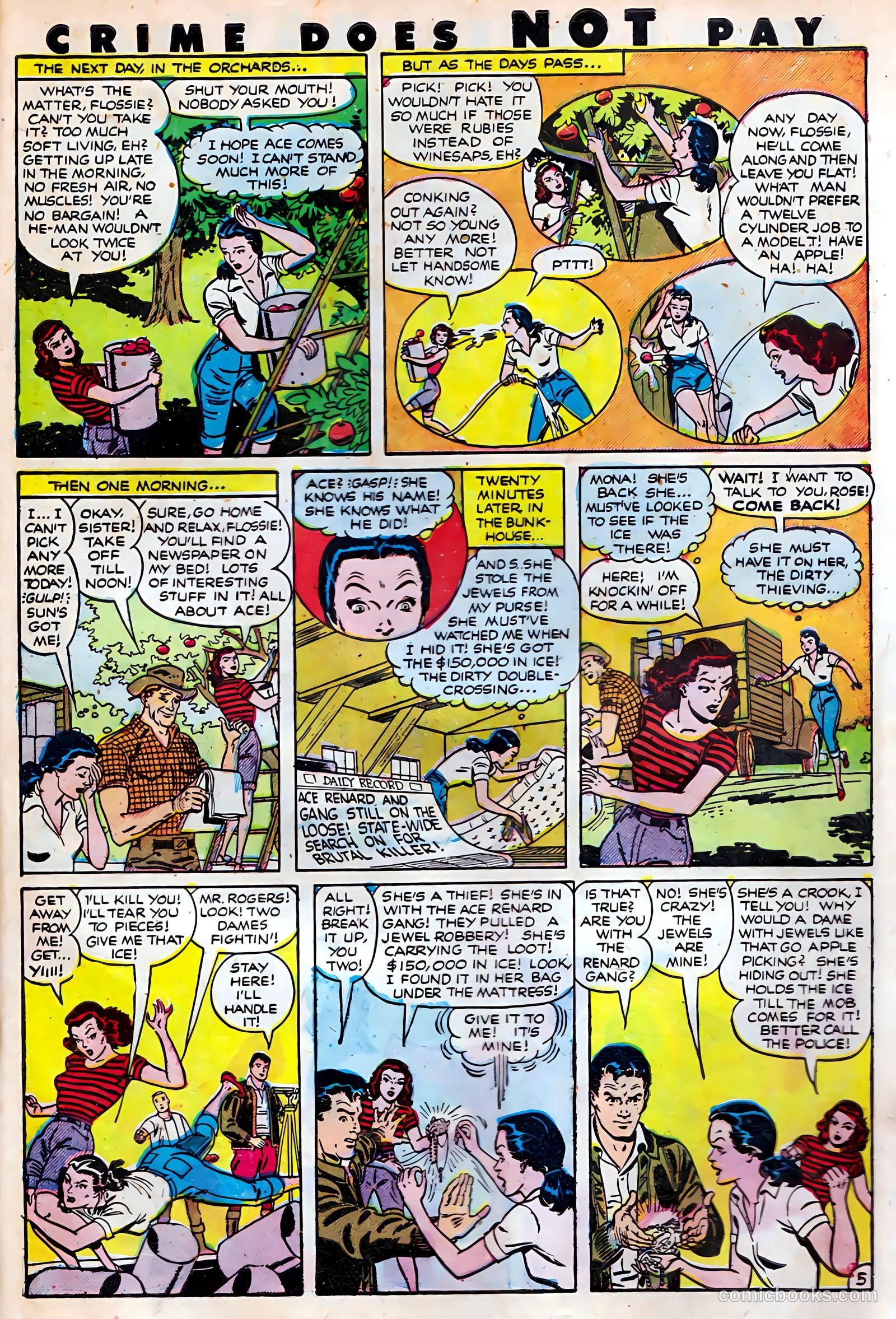Crime Does Not Pay #103 (1951) — page 43