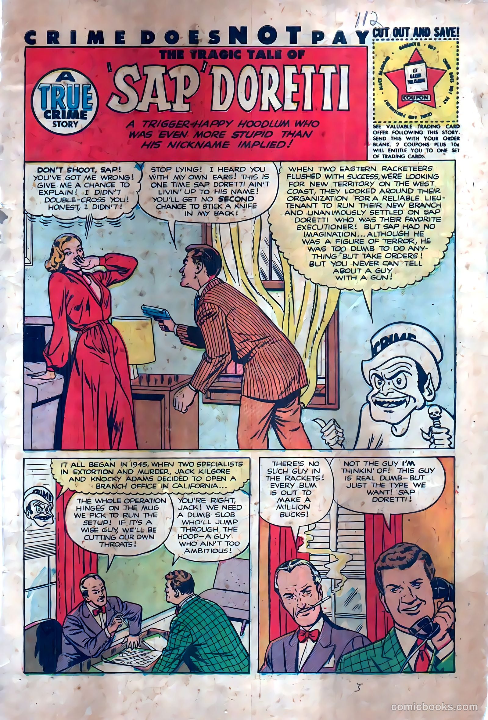 Crime Does Not Pay #112 (1952) — page 3
