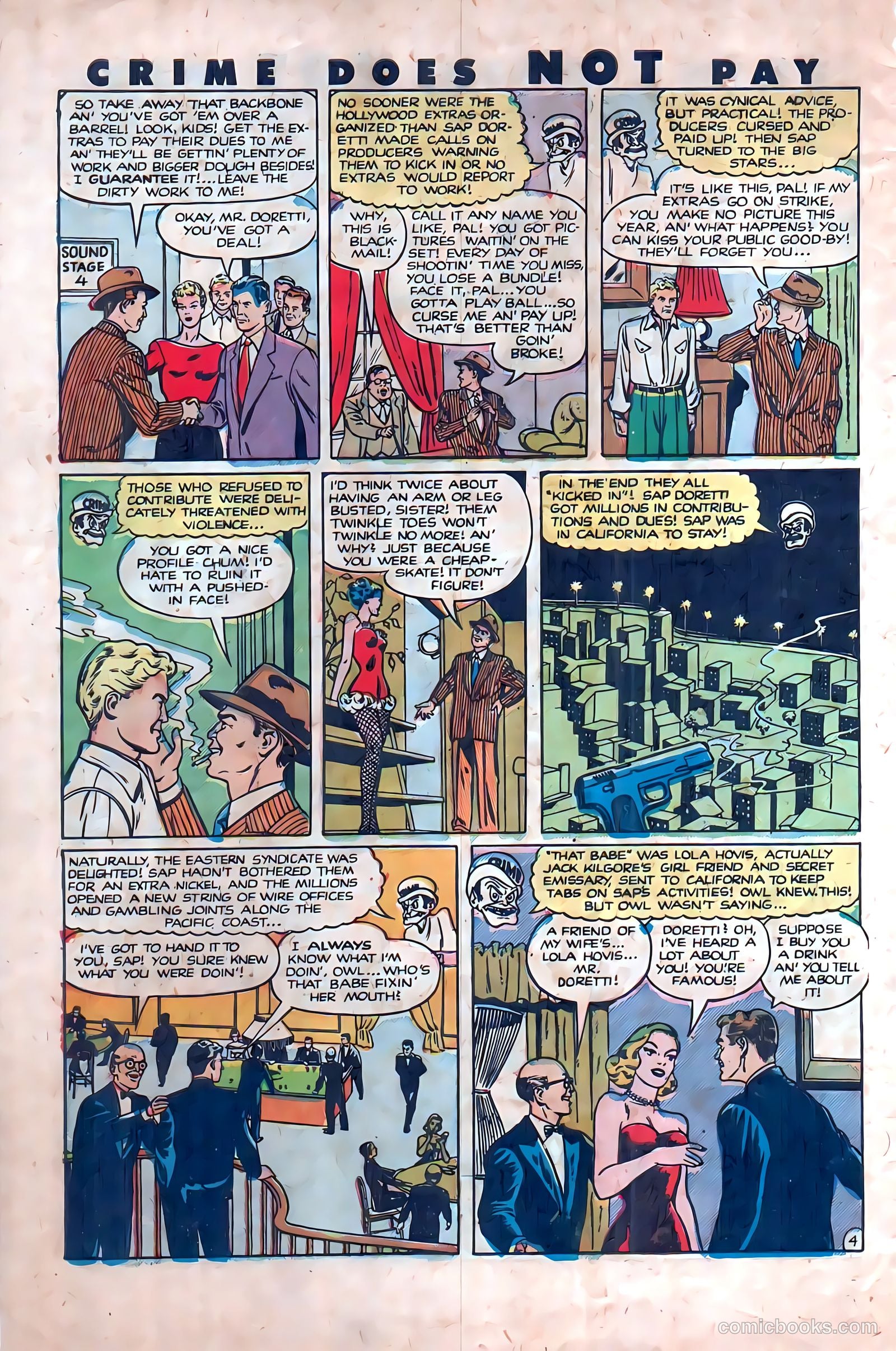 Crime Does Not Pay #112 (1952) — page 6