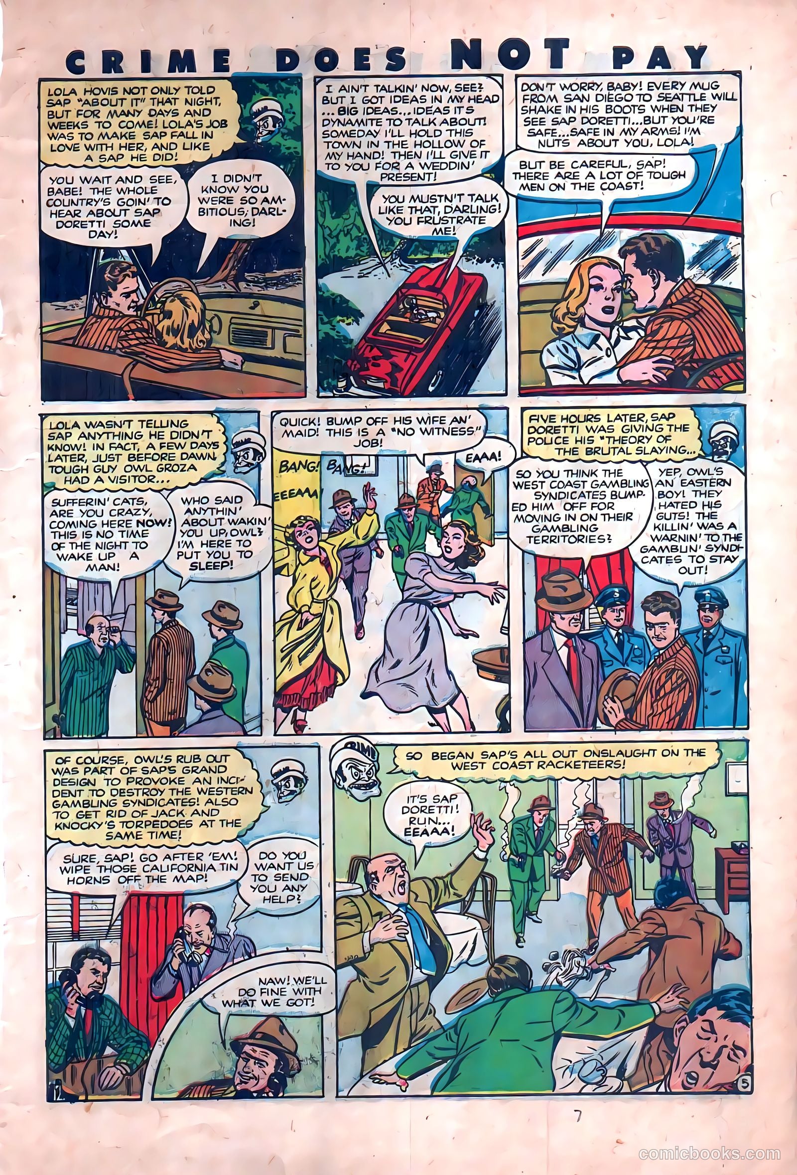 Crime Does Not Pay #112 (1952) — page 7