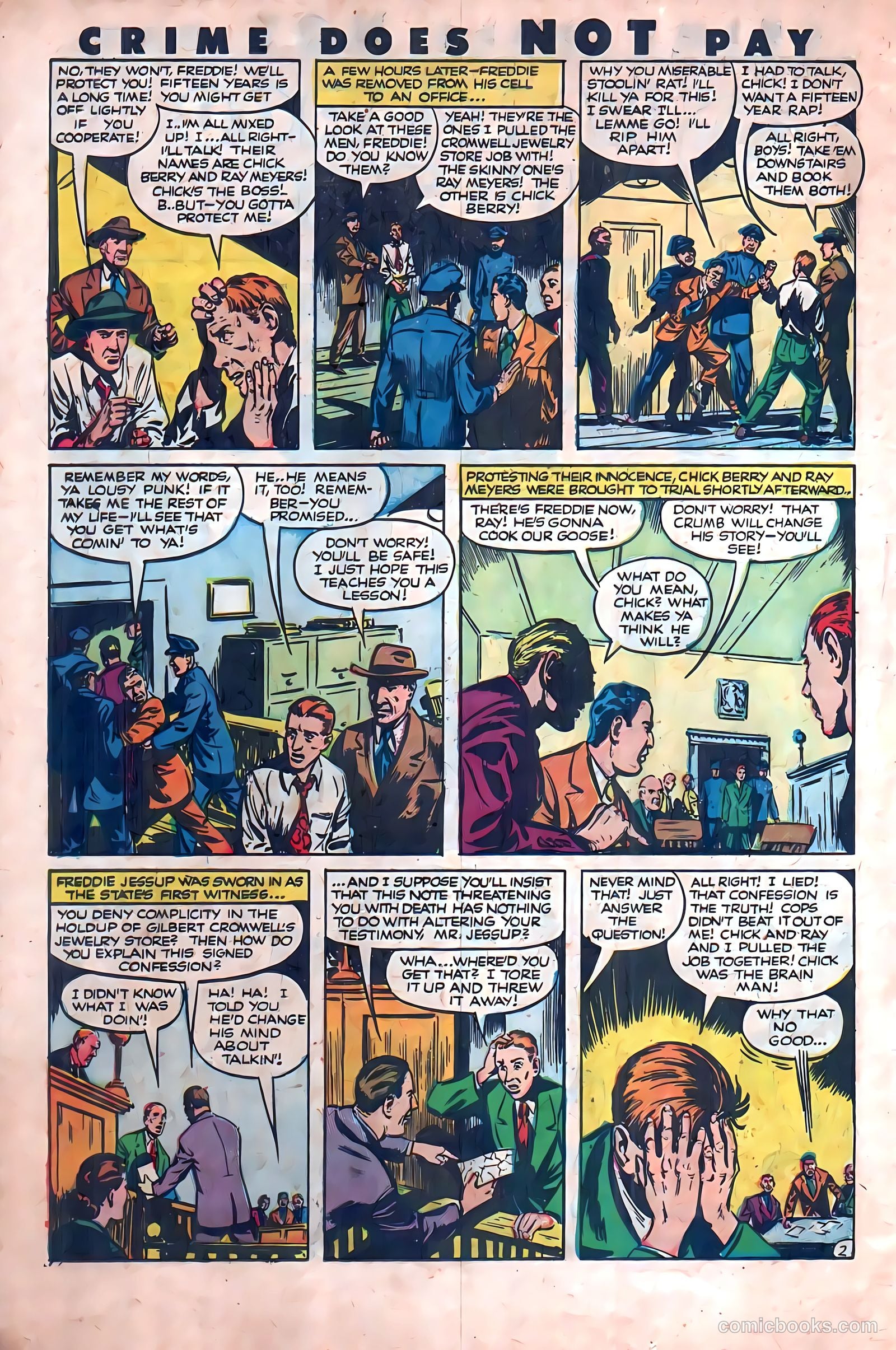 Crime Does Not Pay #112 (1952) — page 14