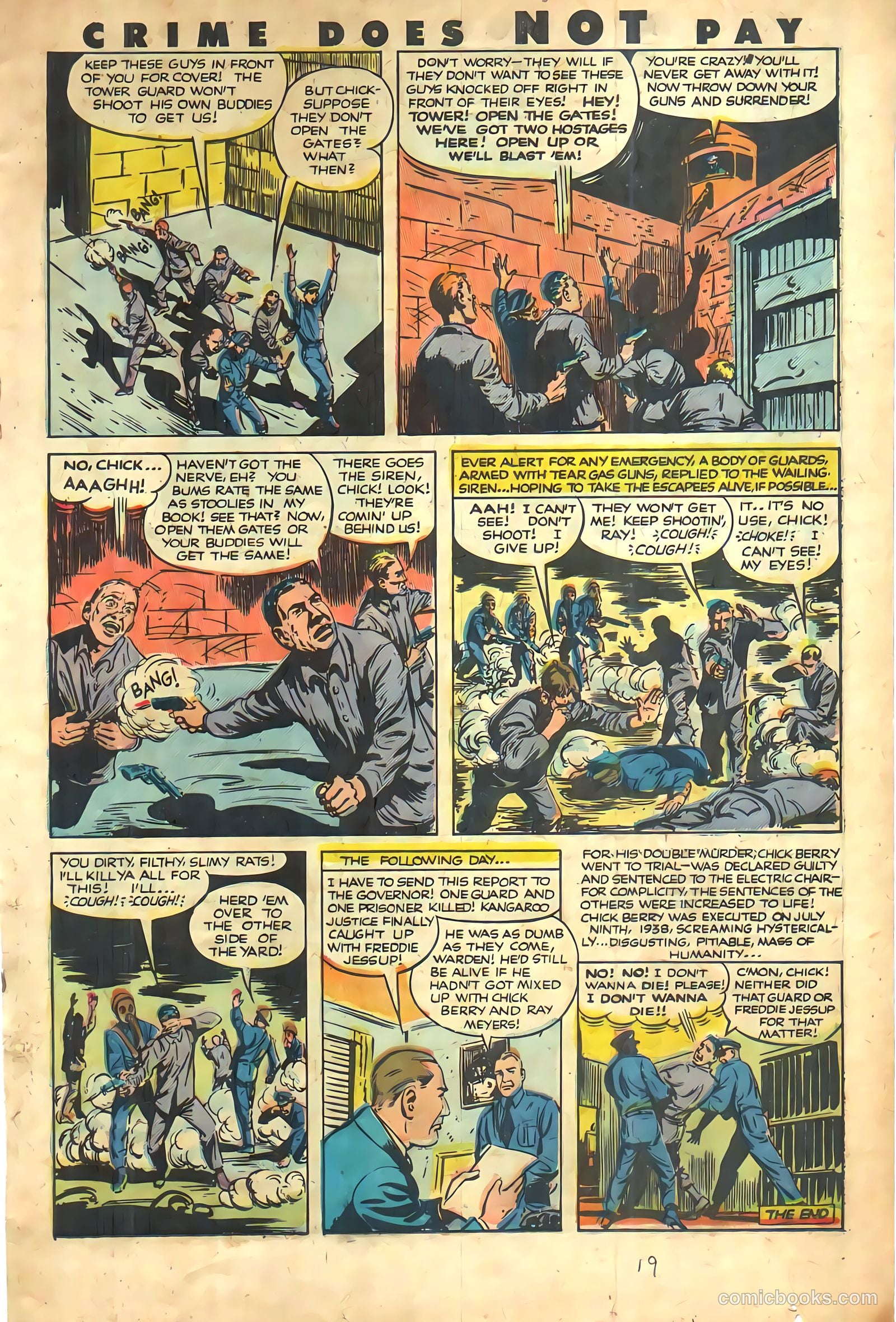 Crime Does Not Pay #112 (1952) — page 19