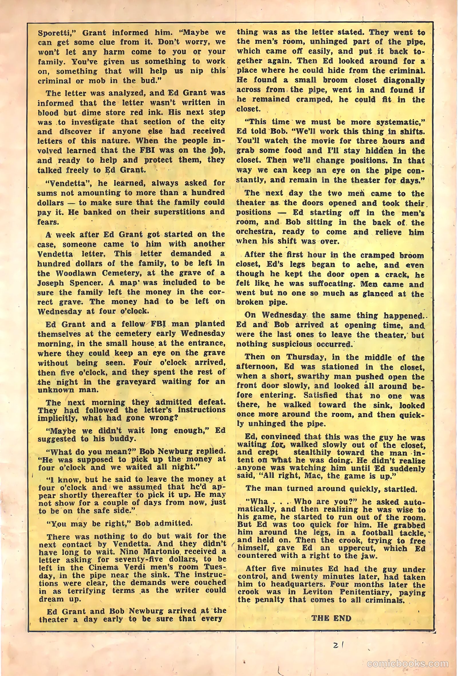 Crime Does Not Pay #112 (1952) — page 21