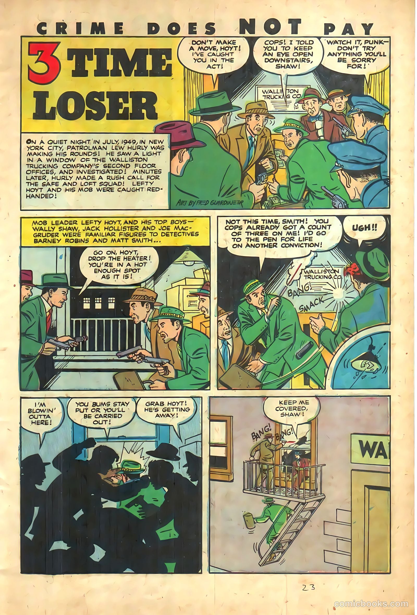 Crime Does Not Pay #112 (1952) — page 23
