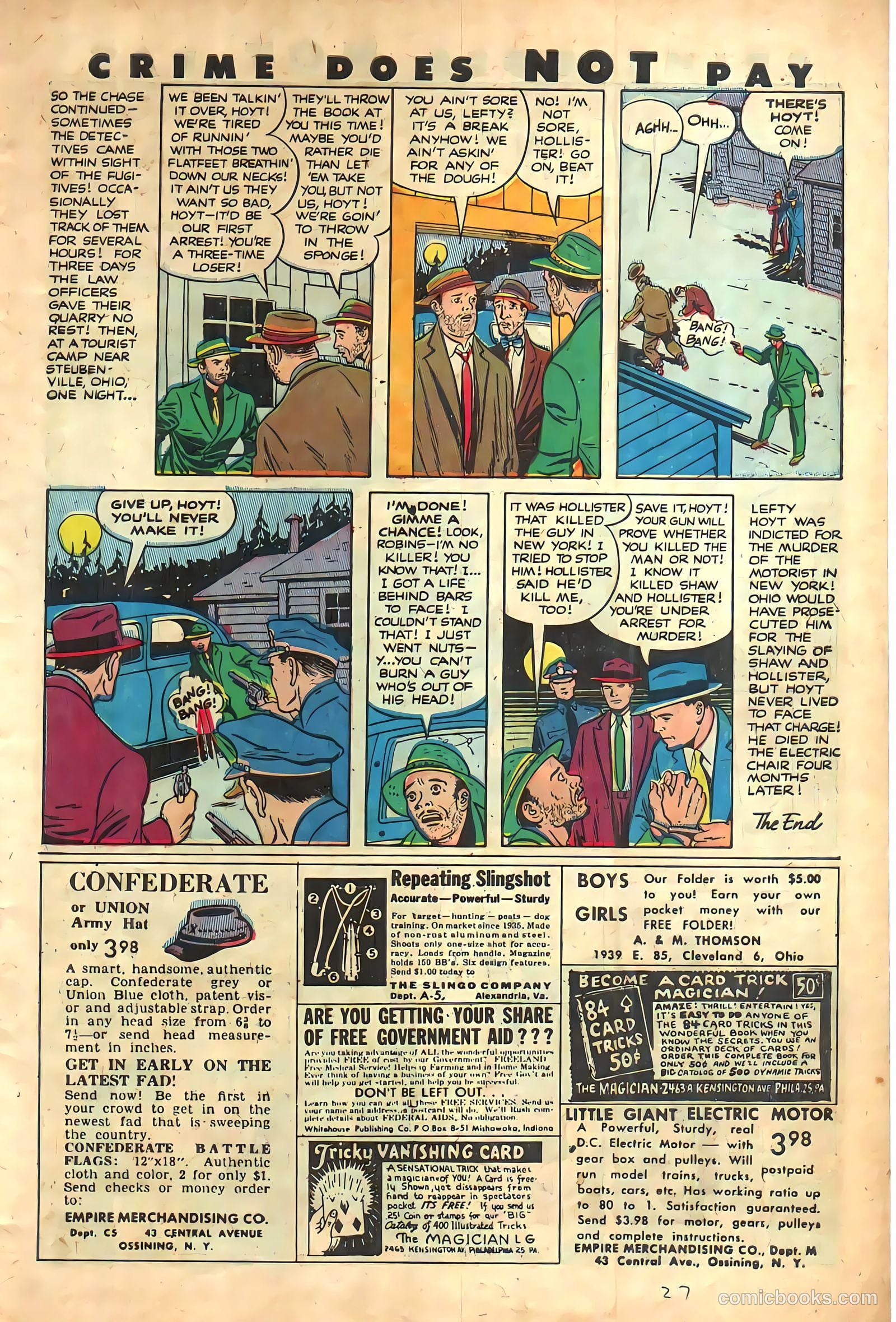 Crime Does Not Pay #112 (1952) — page 27