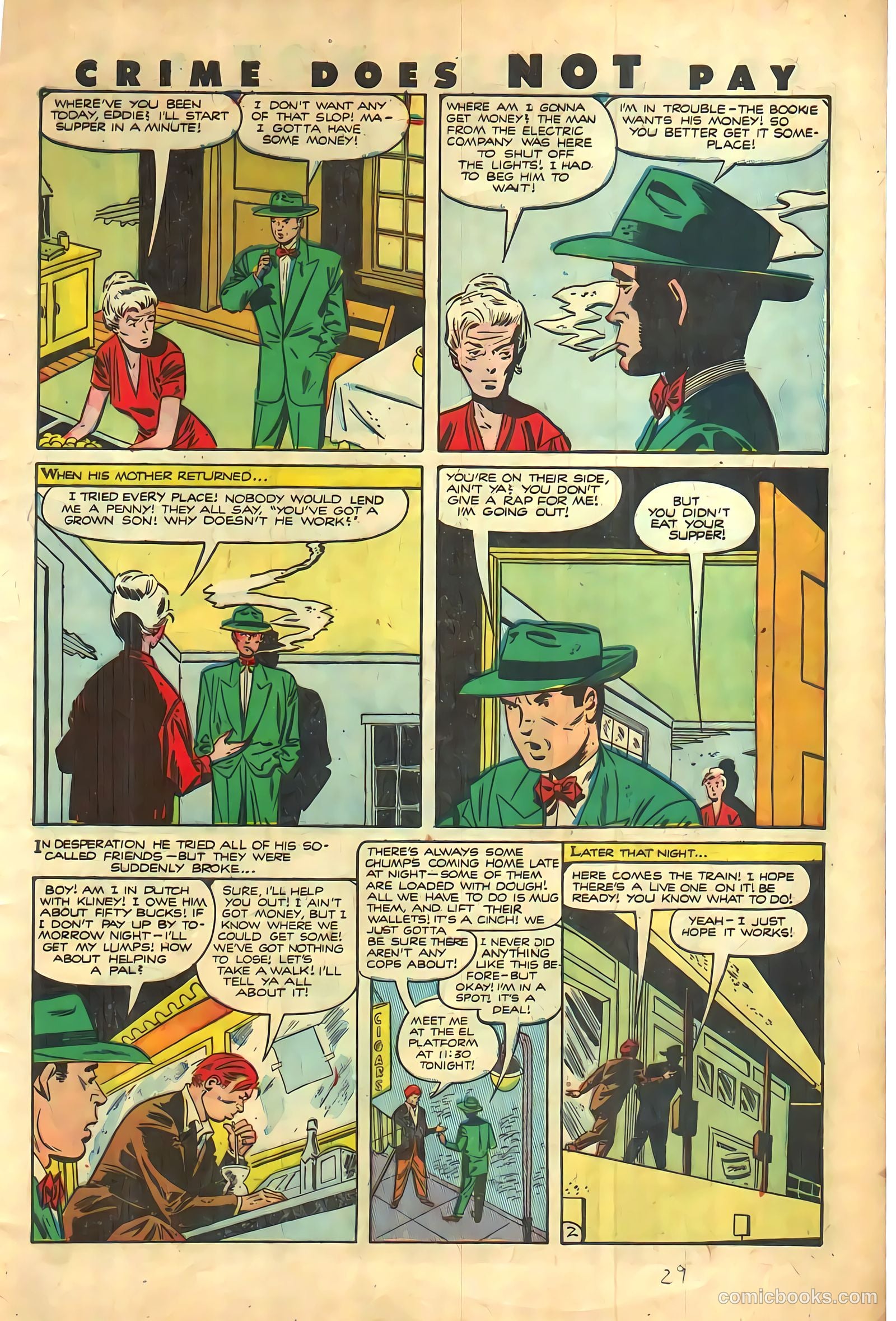 Crime Does Not Pay #112 (1952) — page 29