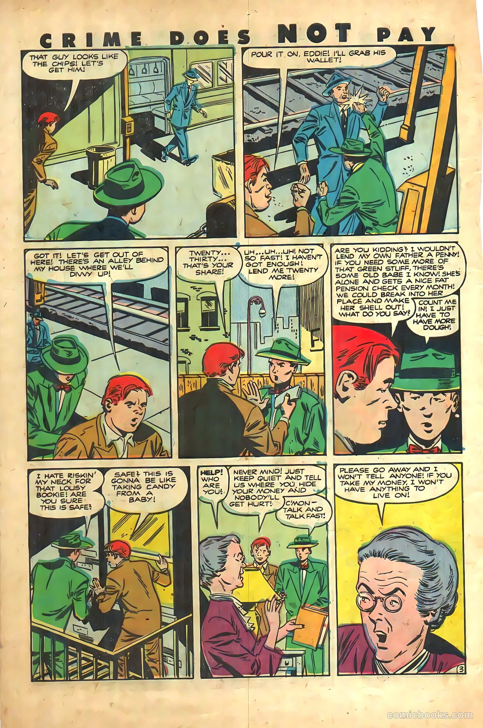 Crime Does Not Pay #112 (1952) — page 30